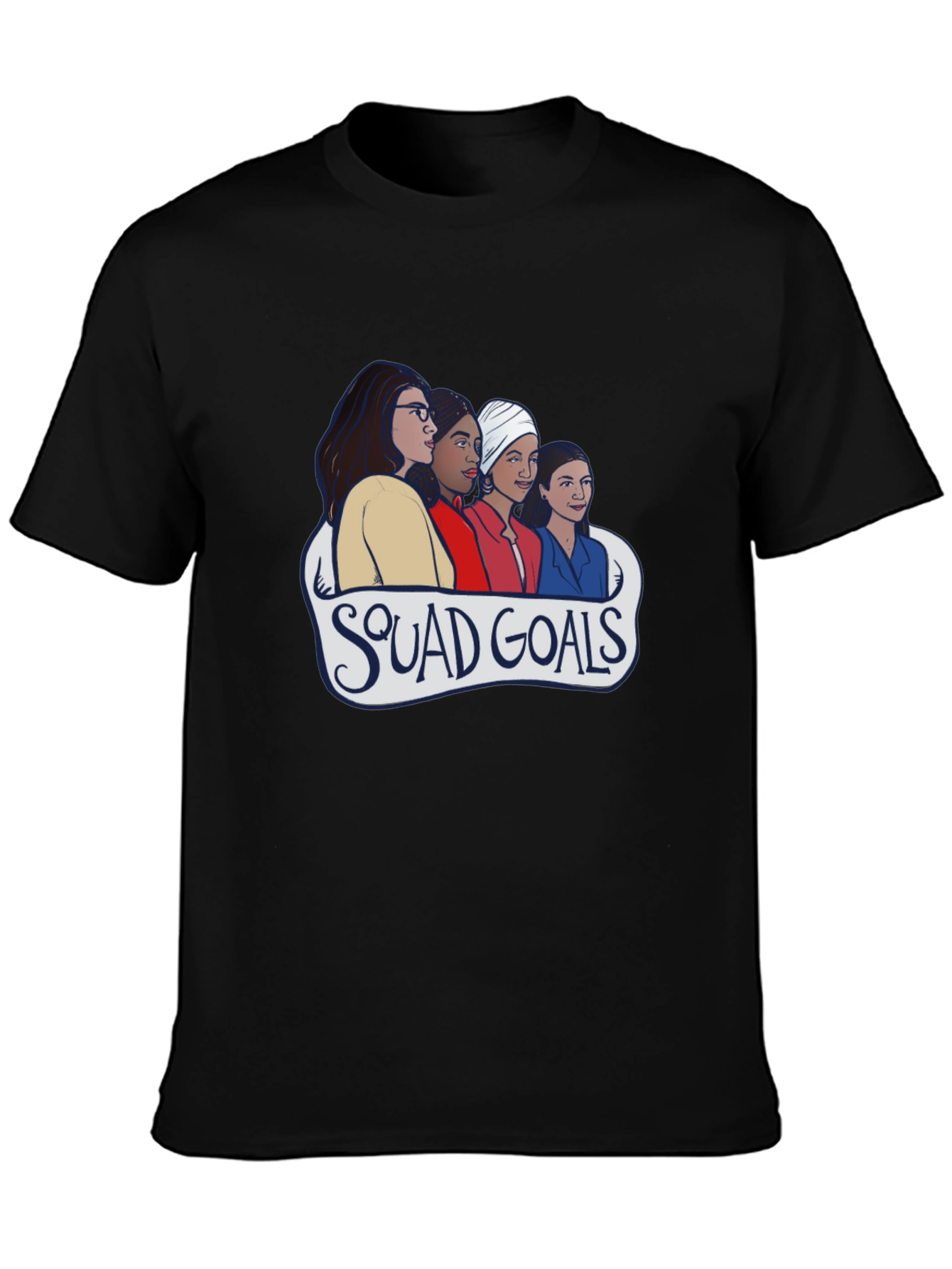 Squad Goals Graphic Tee - Black