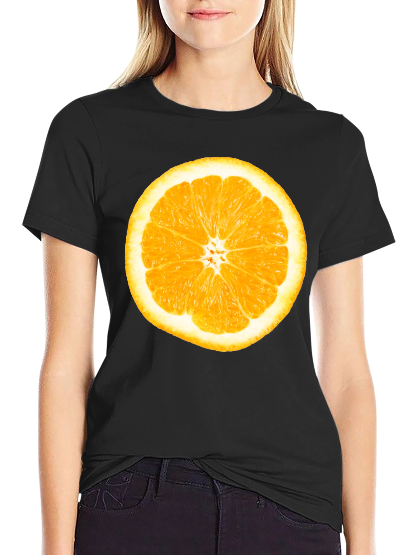Orange Slice Graphic Tee - Fresh & Fun!