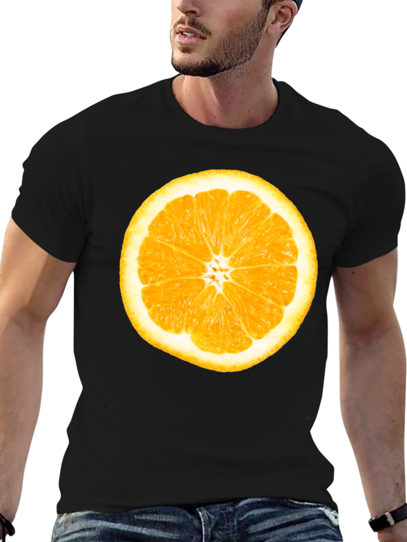 Orange Slice Graphic Tee - Fresh & Fun!