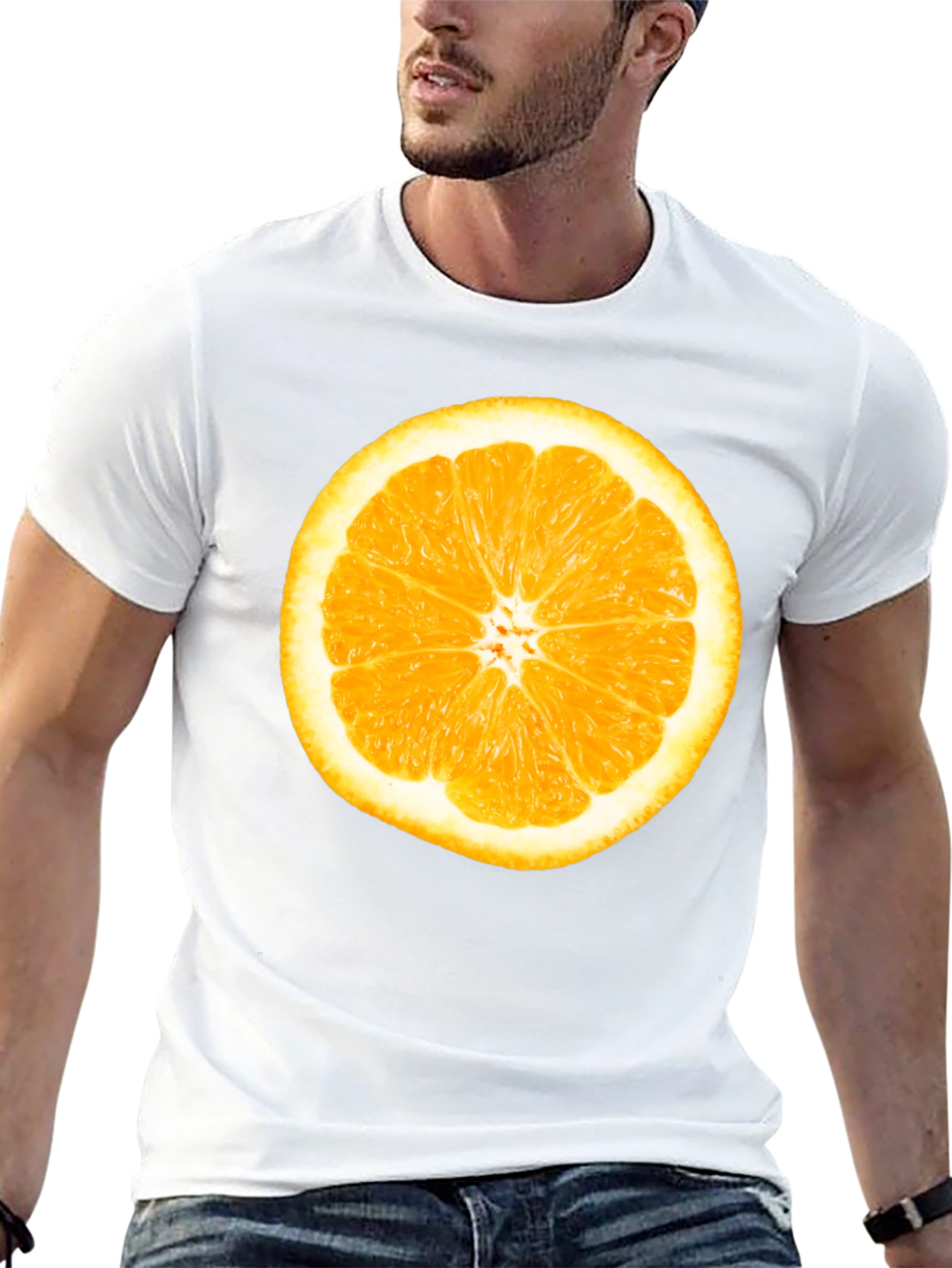Orange Slice Graphic Tee - Fresh & Fun!
