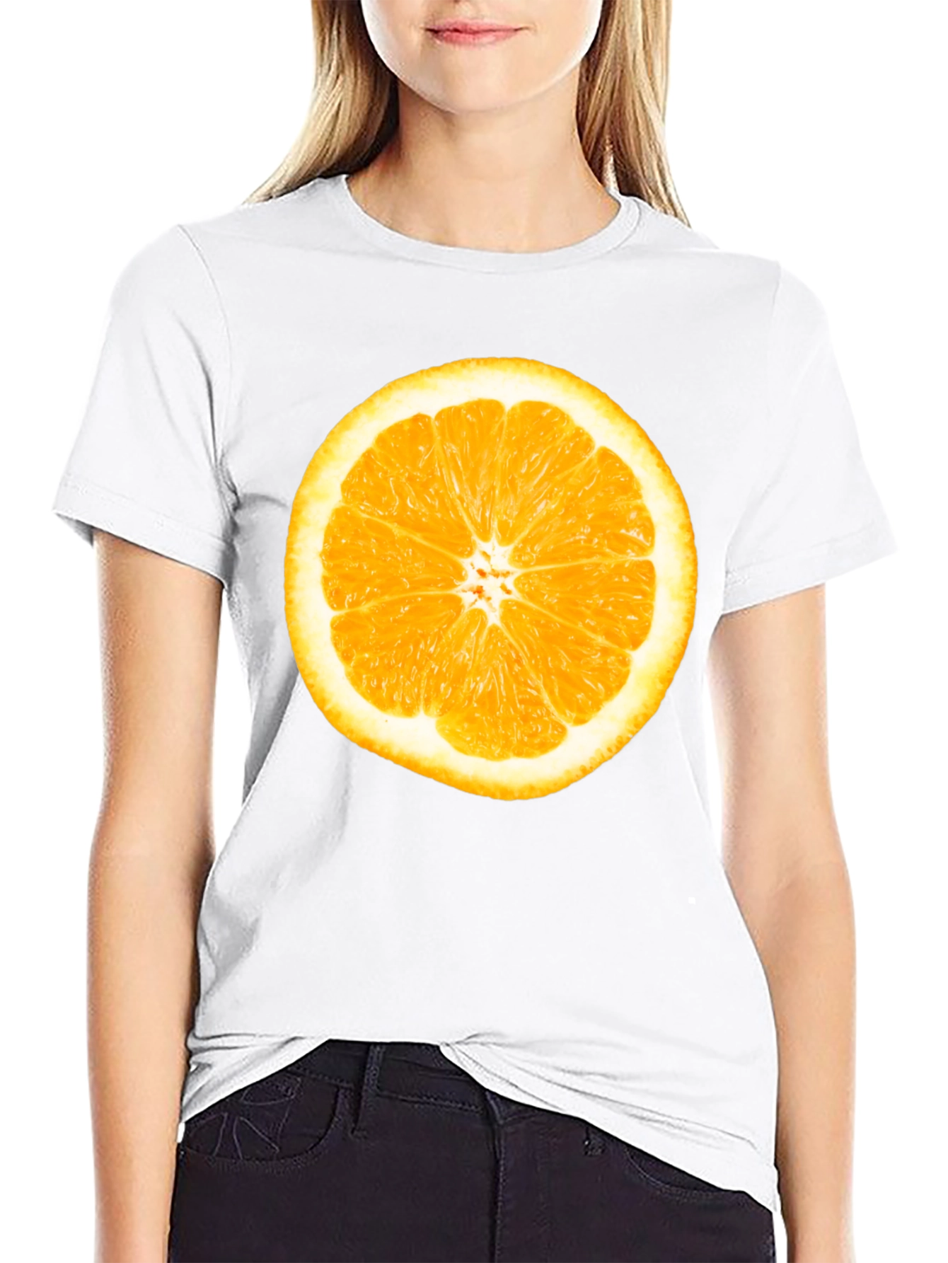 Orange Slice Graphic Tee - Fresh & Fun!