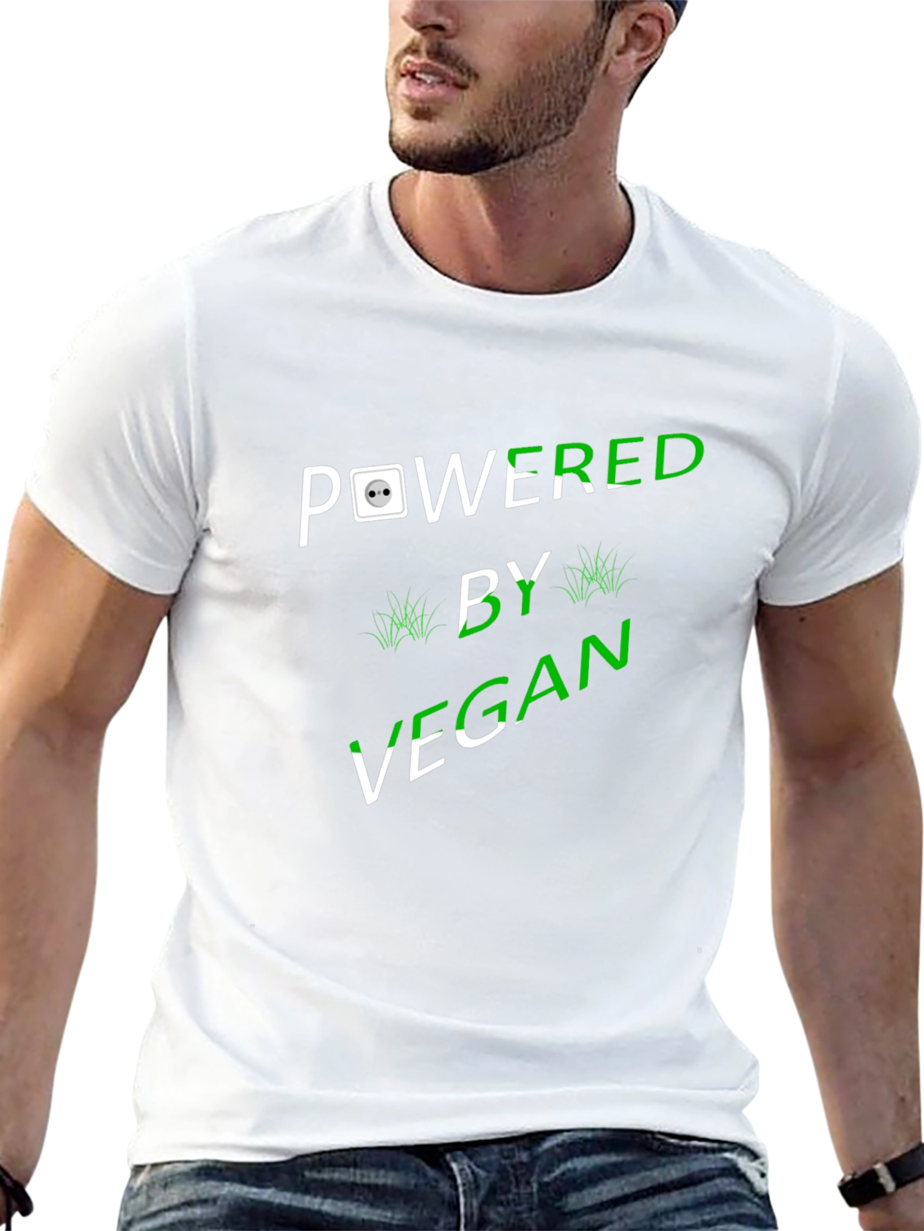 Vegan Powered Black T-Shirt
