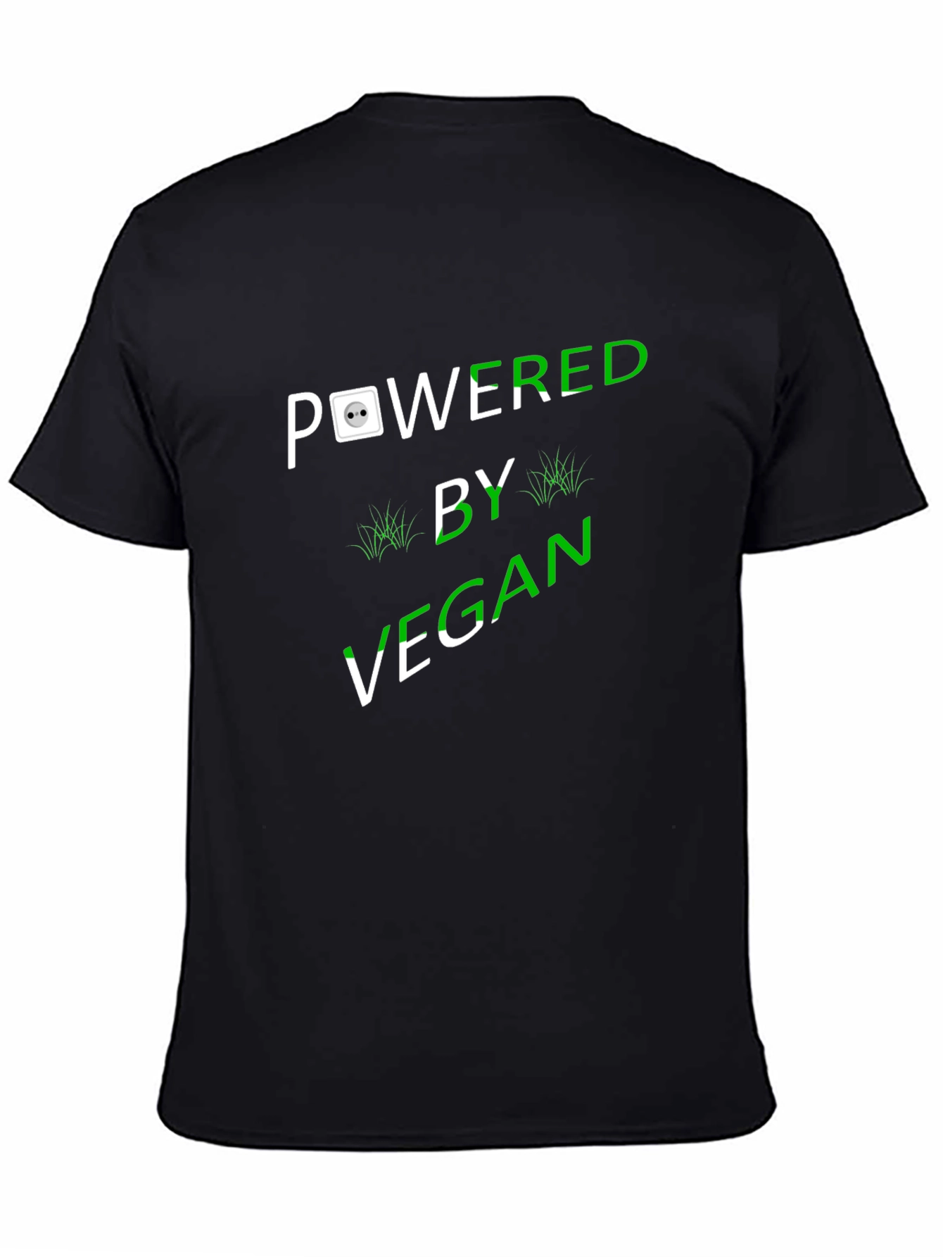 Vegan Powered Black T-Shirt