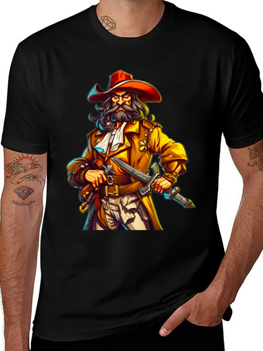 Pirate Cartoon T-Shirt: Cool Graphic Tee