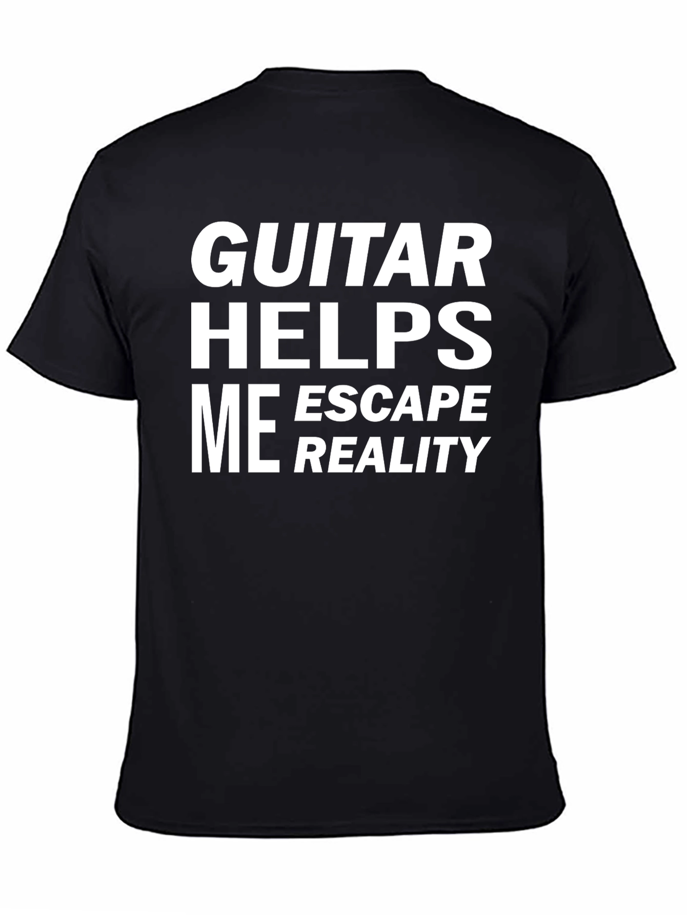 Guitar Helps Me Escape Reality T-Shirt