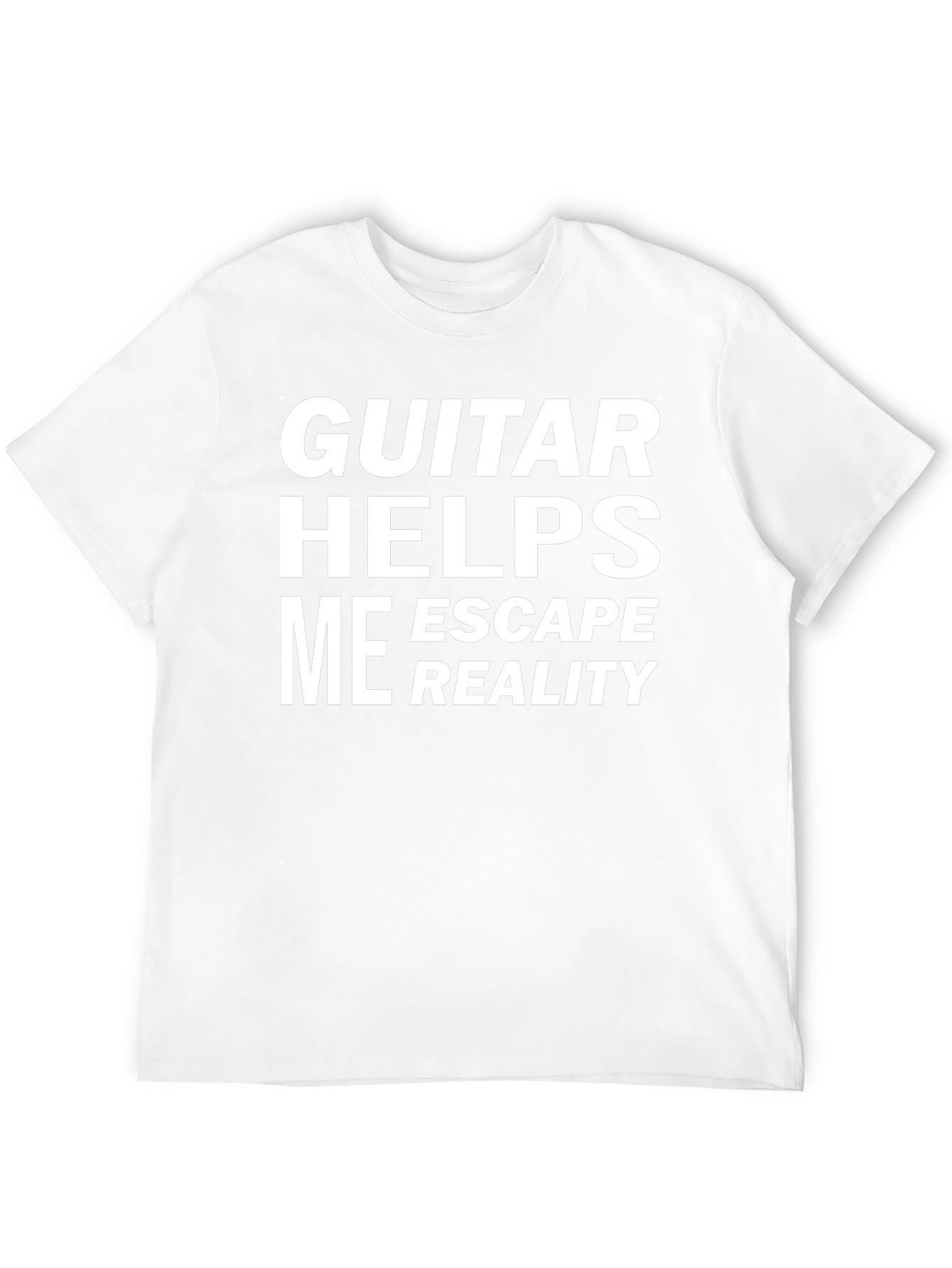 Guitar Helps Me Escape Reality T-Shirt