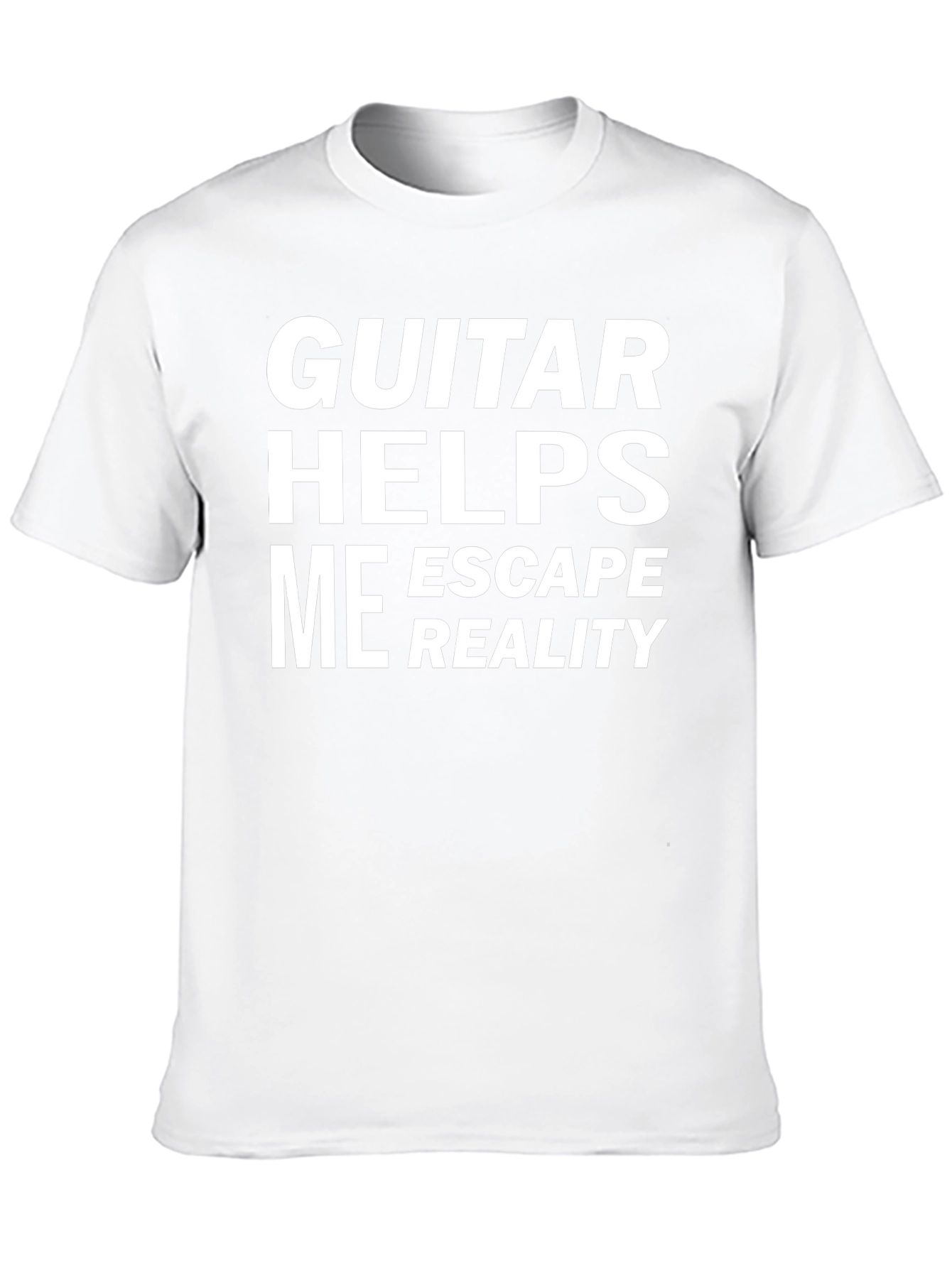 Guitar Helps Me Escape Reality T-Shirt