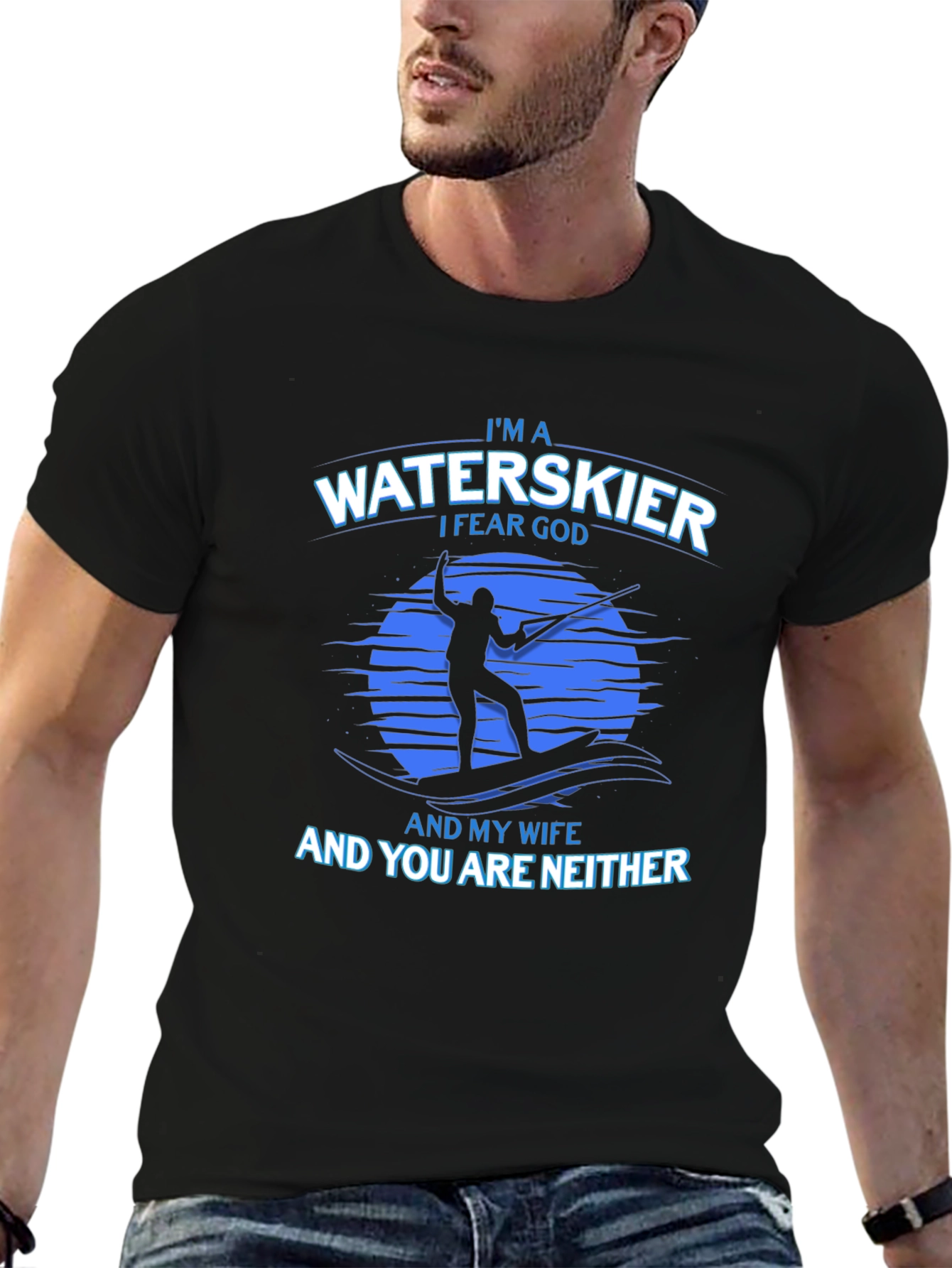 Waterskier I Fear God T-Shirt