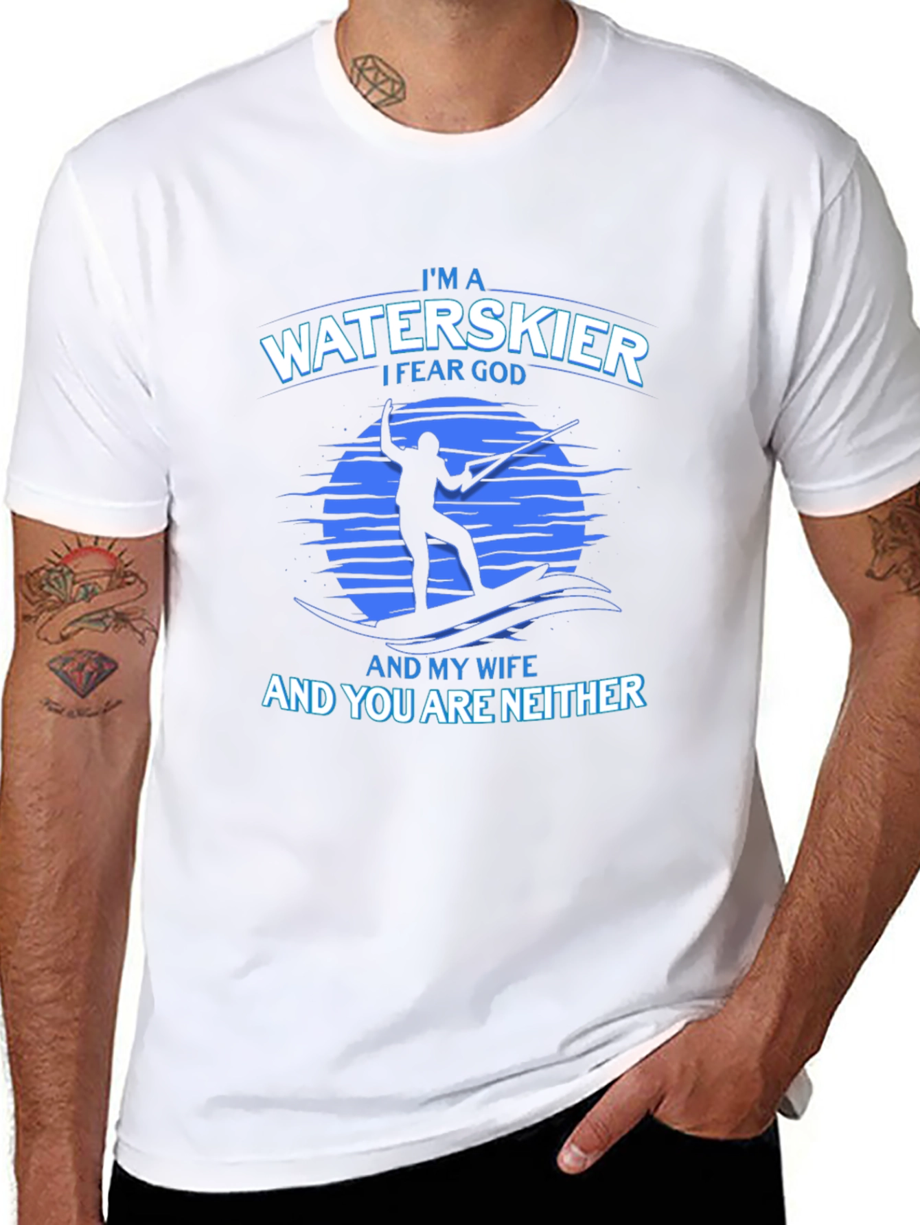 Waterskier I Fear God T-Shirt