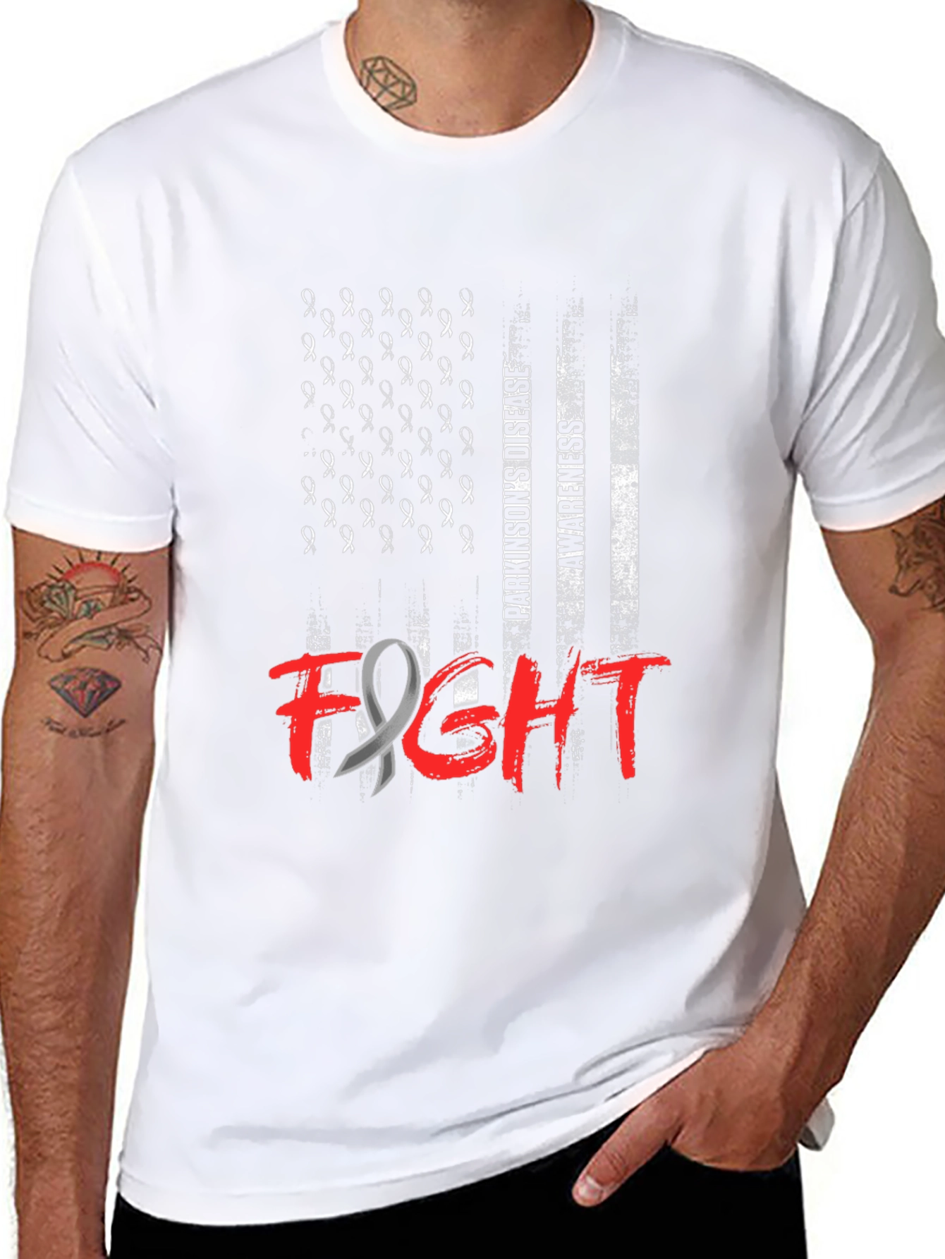 Parkinsons Disease Awareness Fight T-Shirt