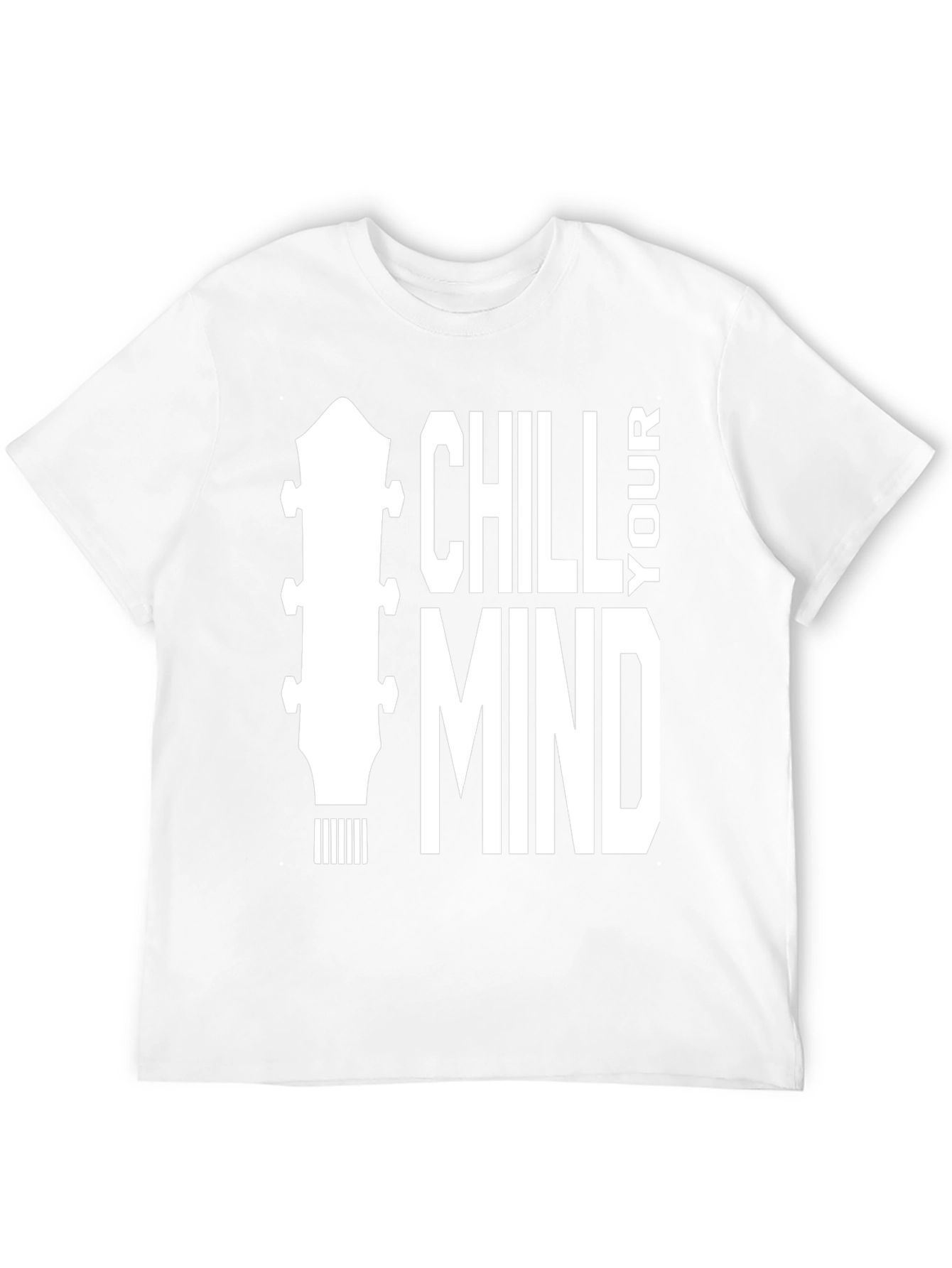 Chill Your Mind Graphic Tee - Relaxing Guitar T-Shirt
