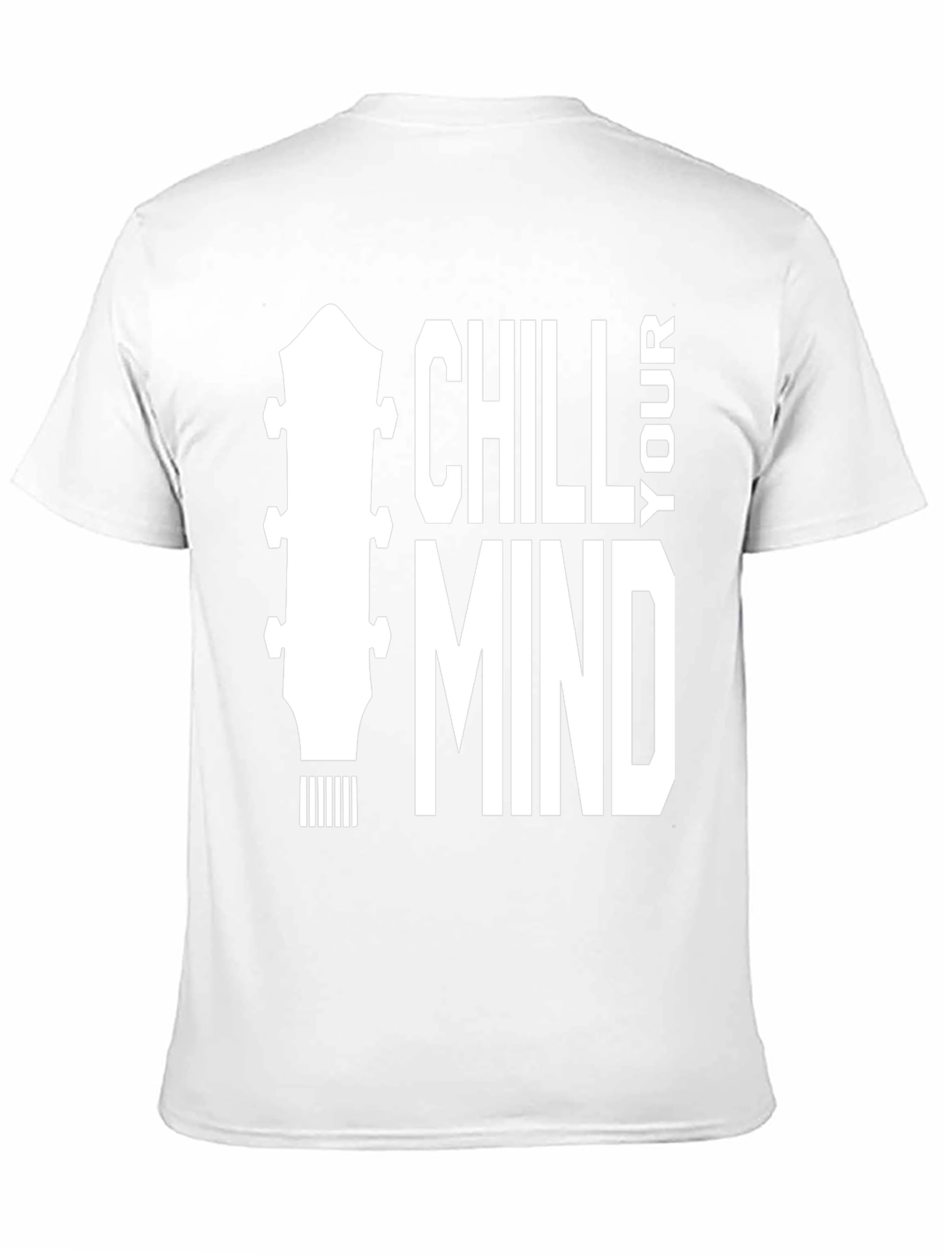 Chill Your Mind Graphic Tee - Relaxing Guitar T-Shirt