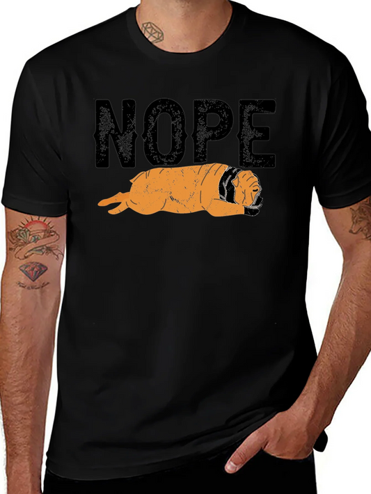 Nope Shar Pei Graphic T-Shirt