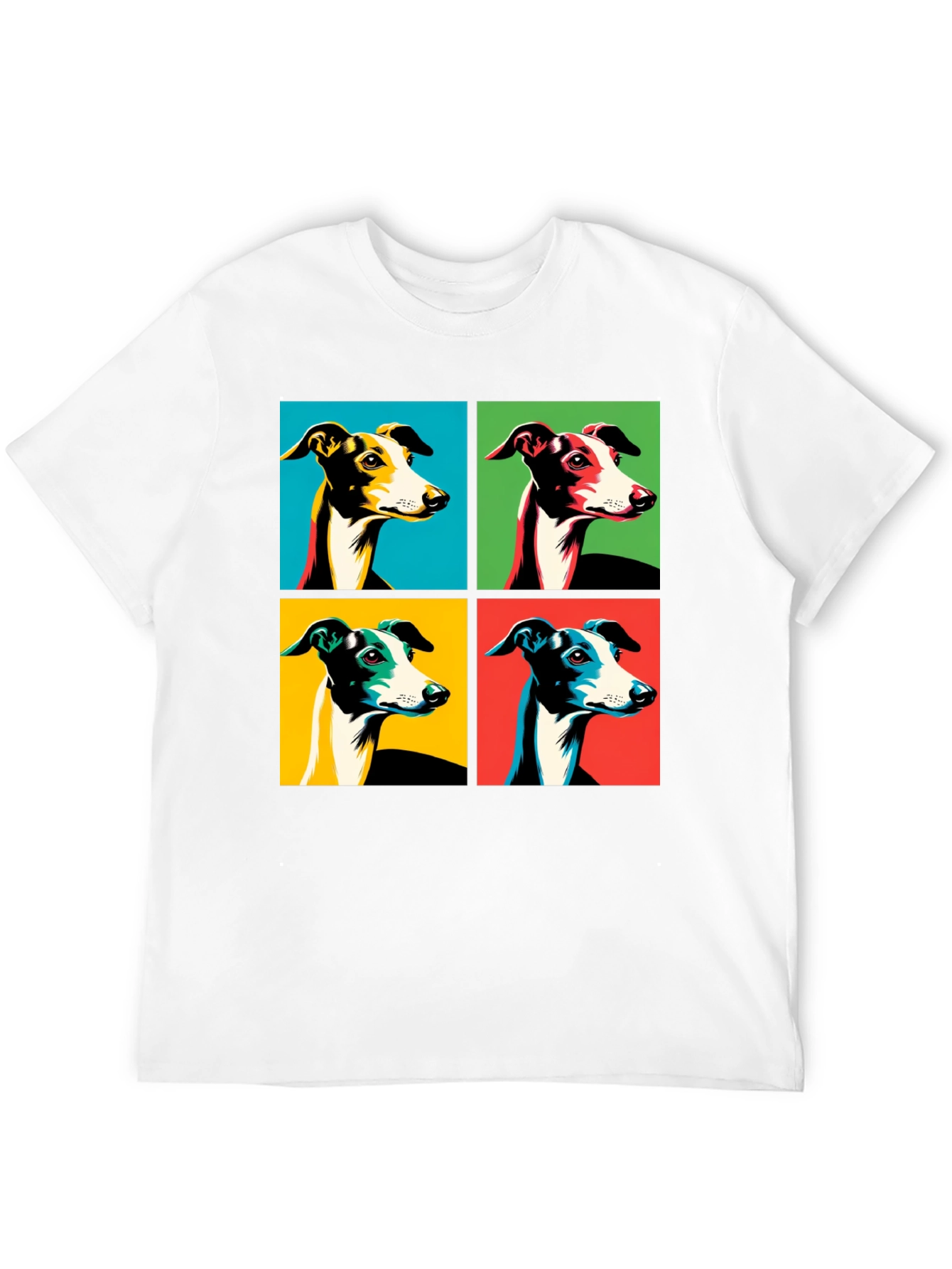 Pop Art Dog Graphic T-Shirt
