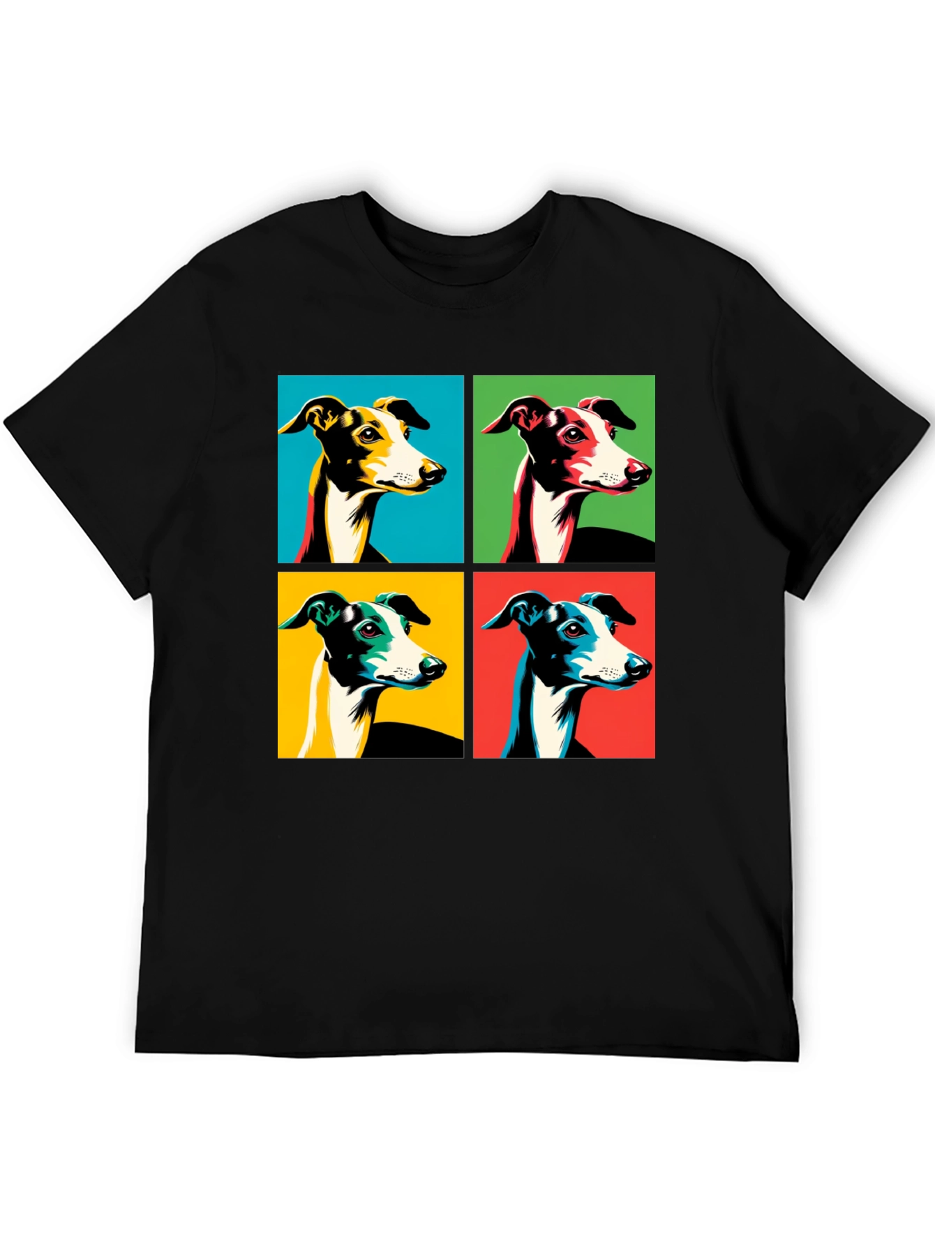 Pop Art Dog Graphic T-Shirt
