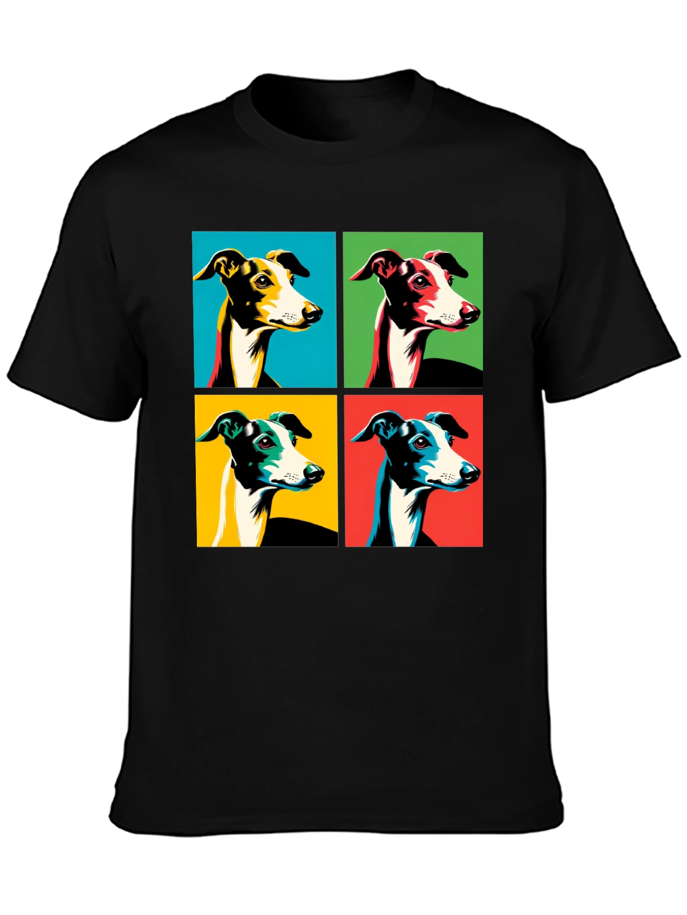 Pop Art Dog Graphic T-Shirt