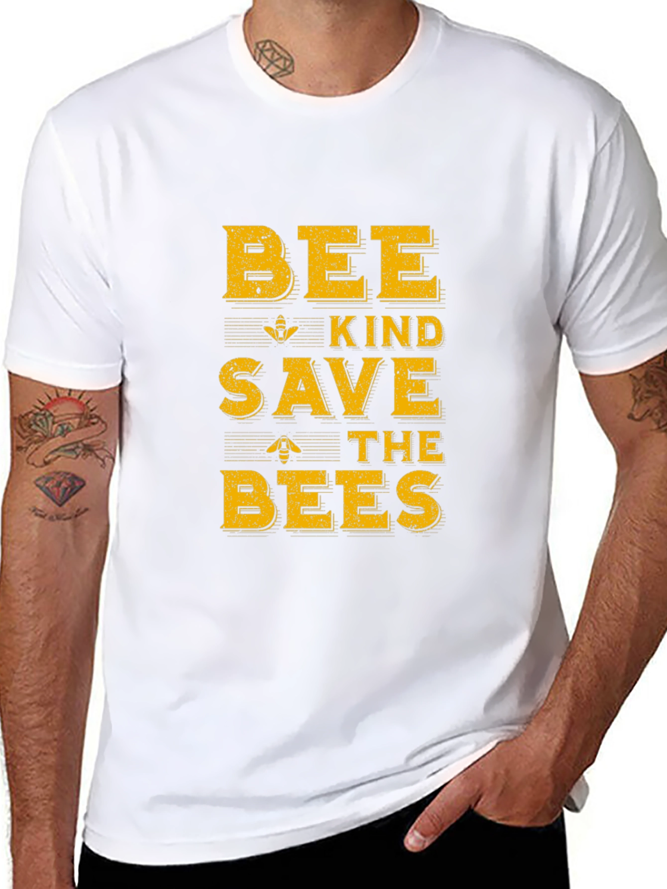 Bee Kind Save the Bees Graphic T-Shirt