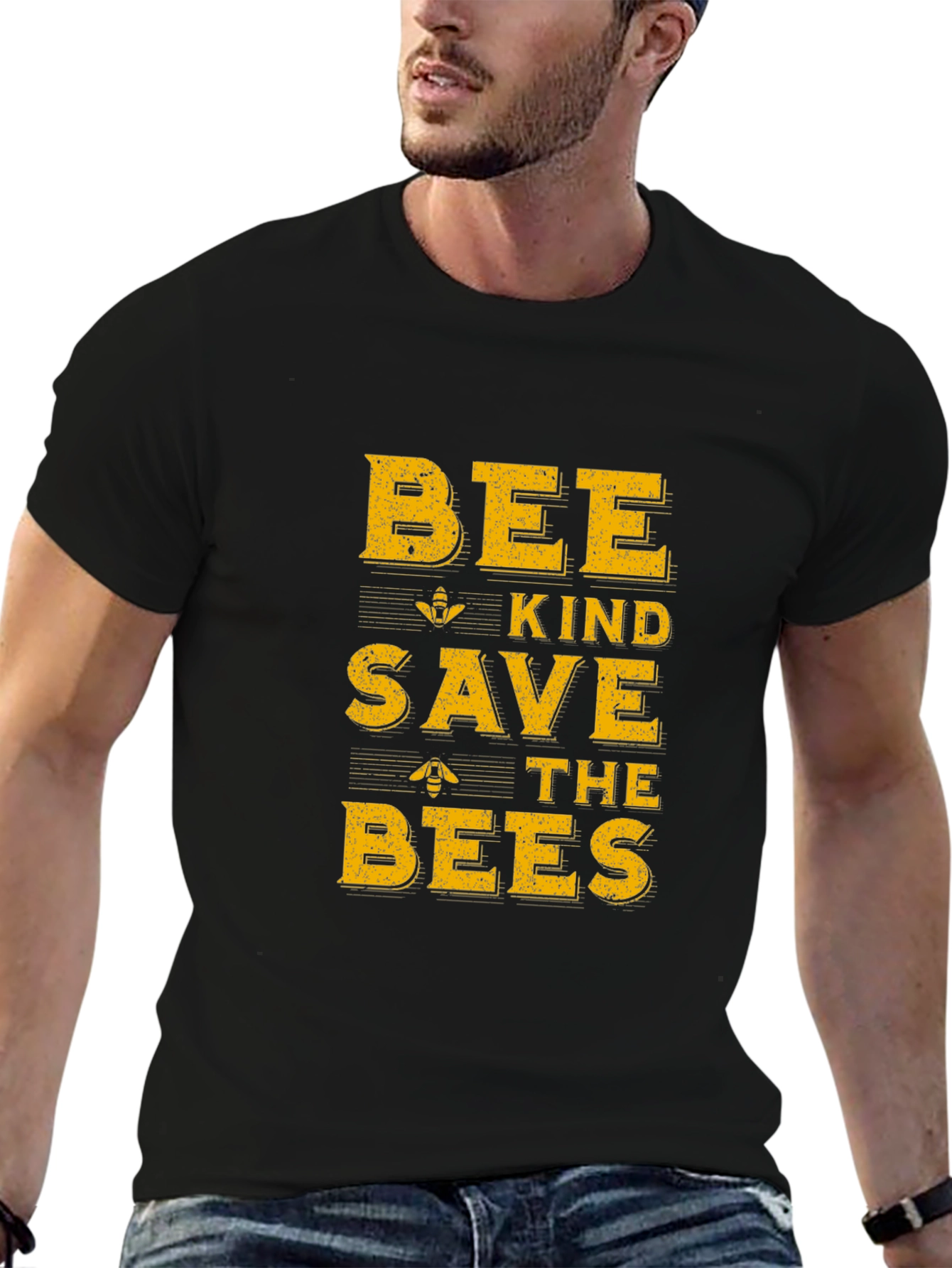 Bee Kind Save the Bees Graphic T-Shirt
