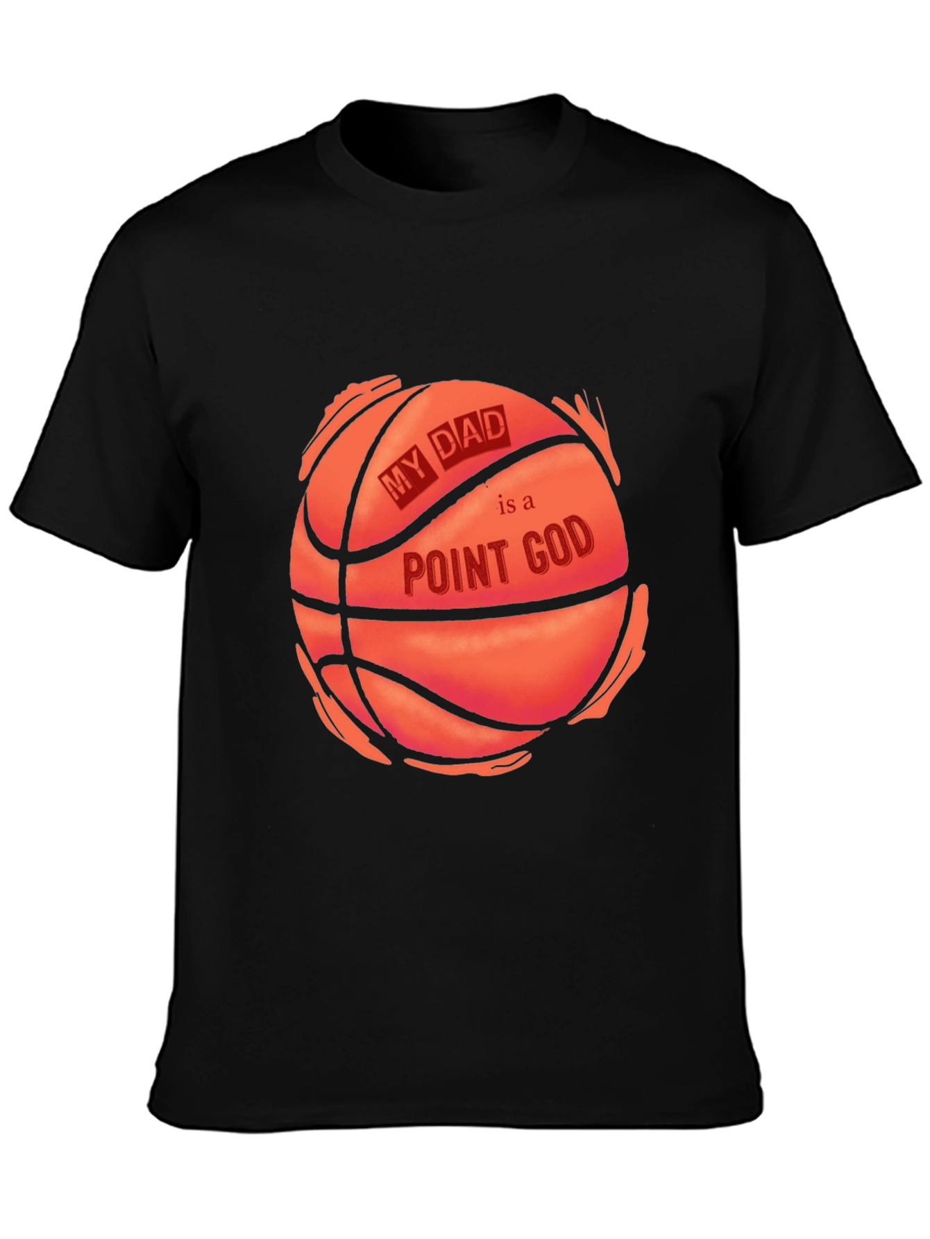My Dad is a Point God Basketball T-Shirt