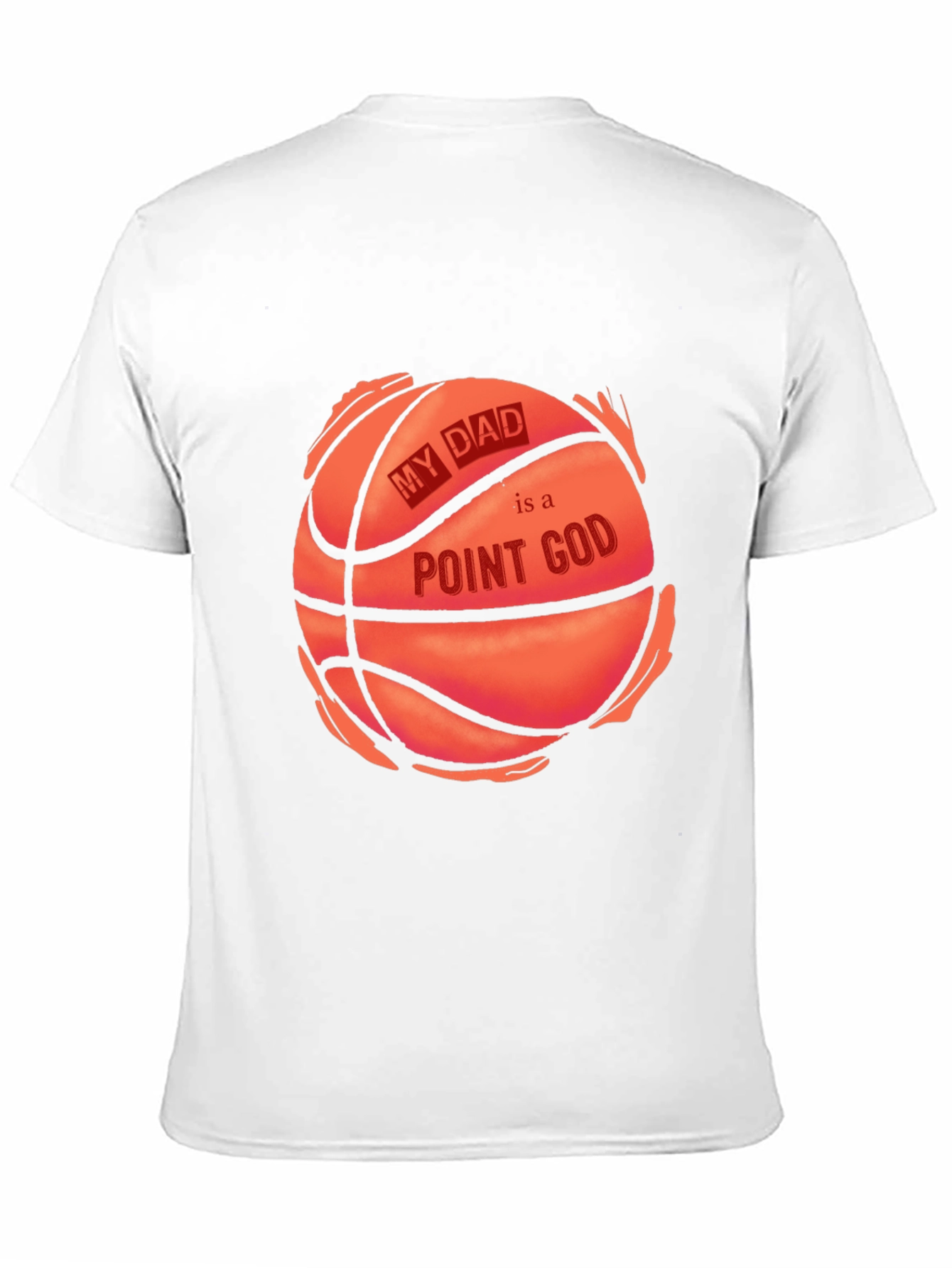 My Dad is a Point God Basketball T-Shirt