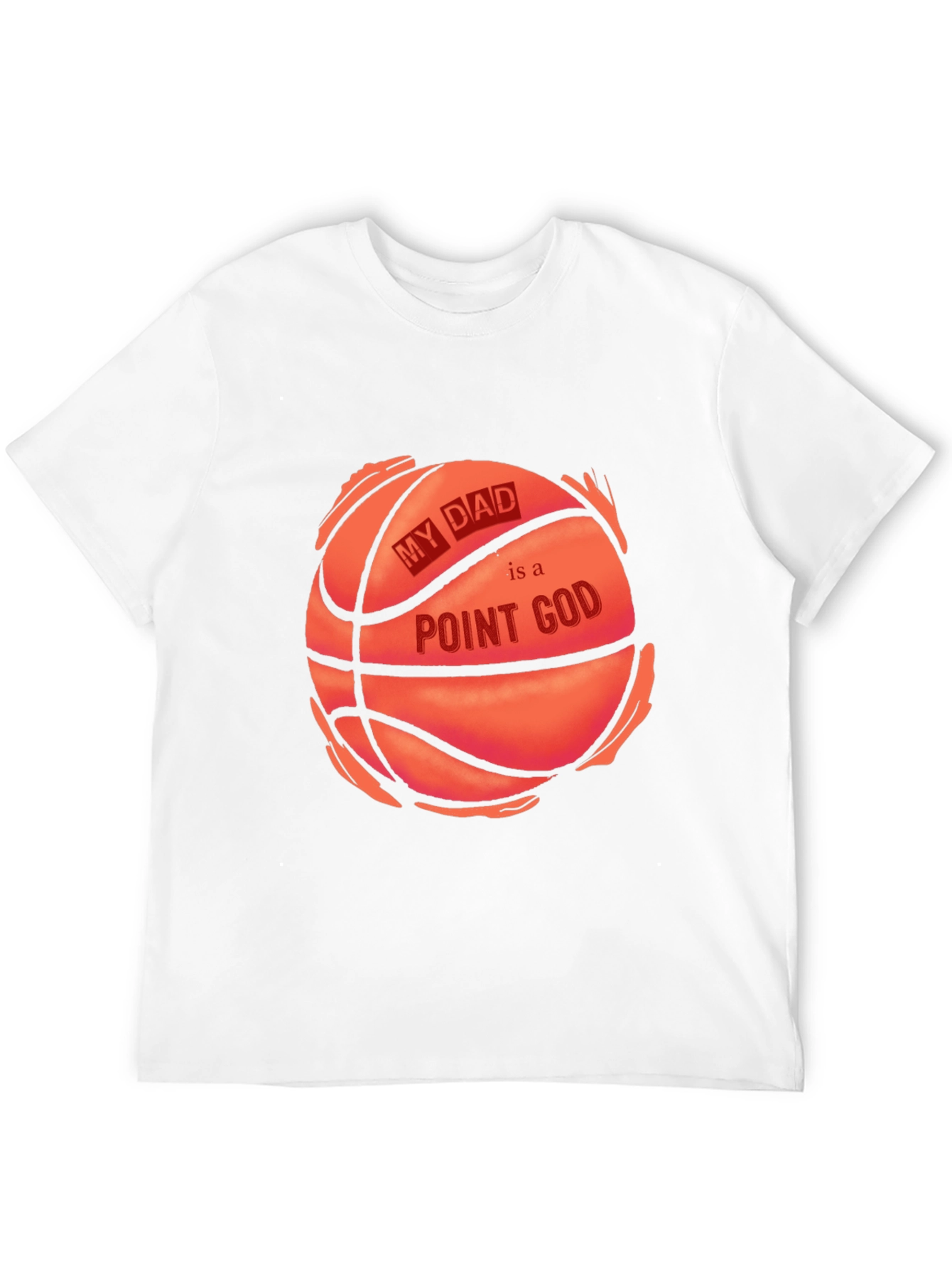 My Dad is a Point God Basketball T-Shirt