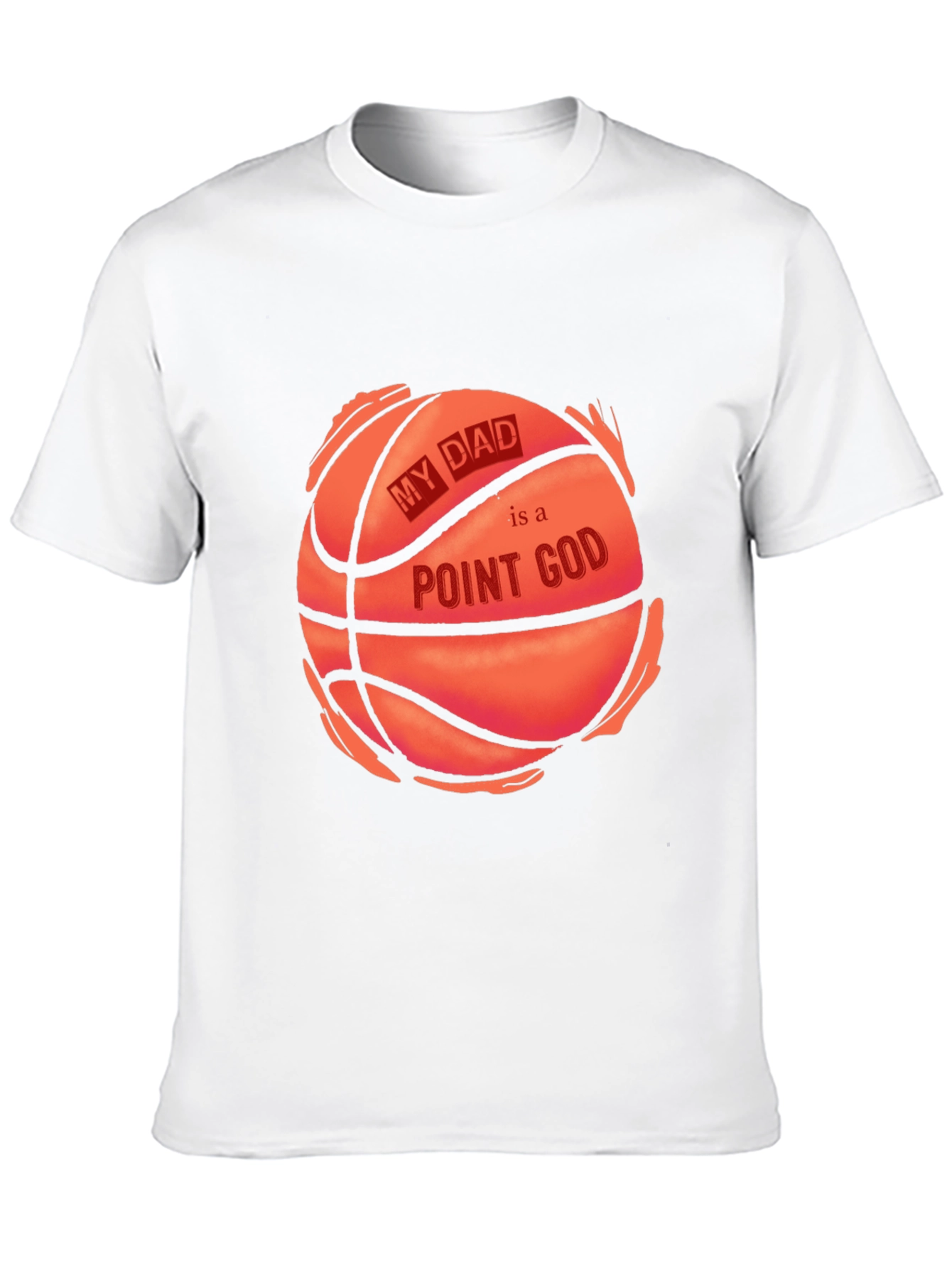 My Dad is a Point God Basketball T-Shirt