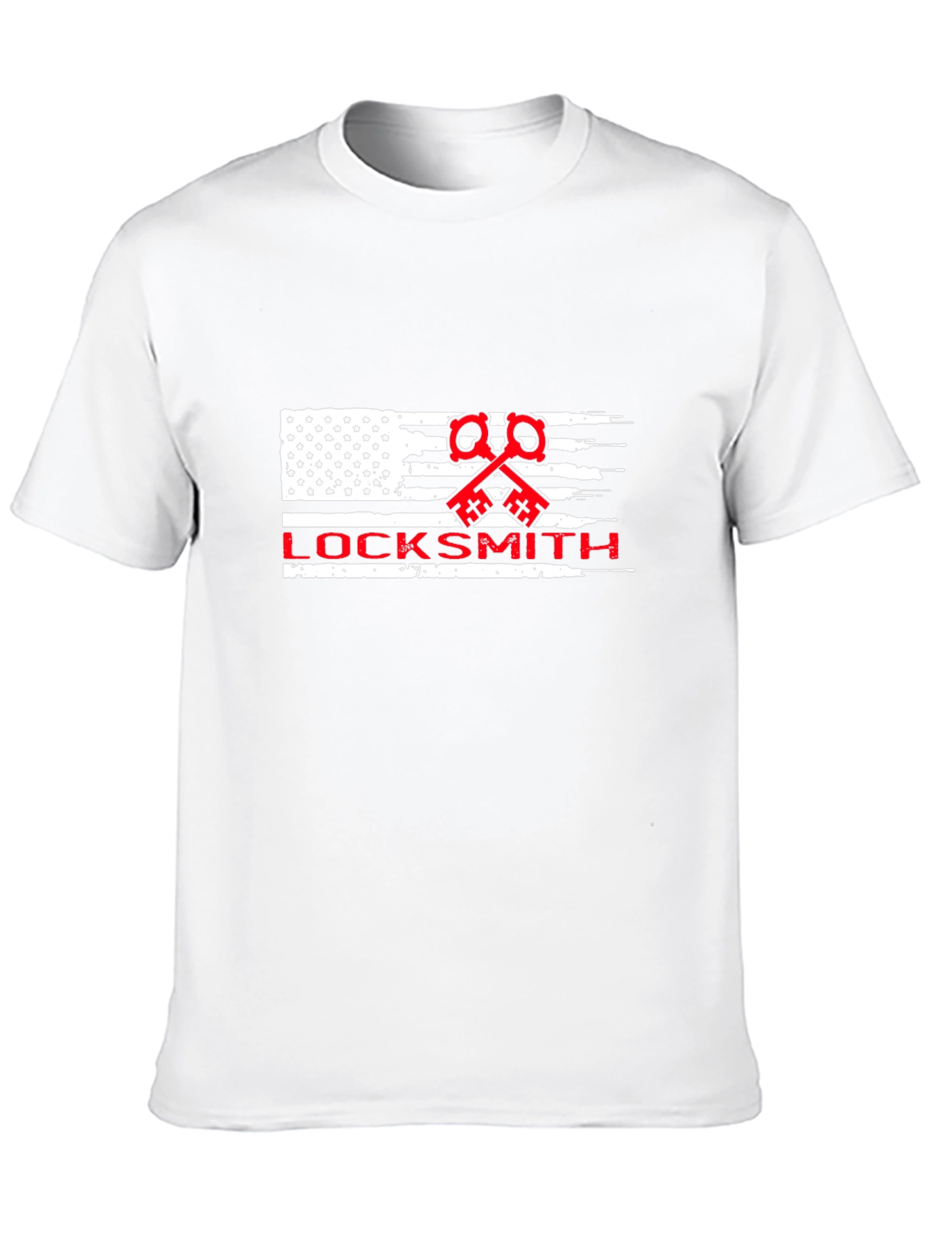 Locksmith American Flag Graphic T-Shirt