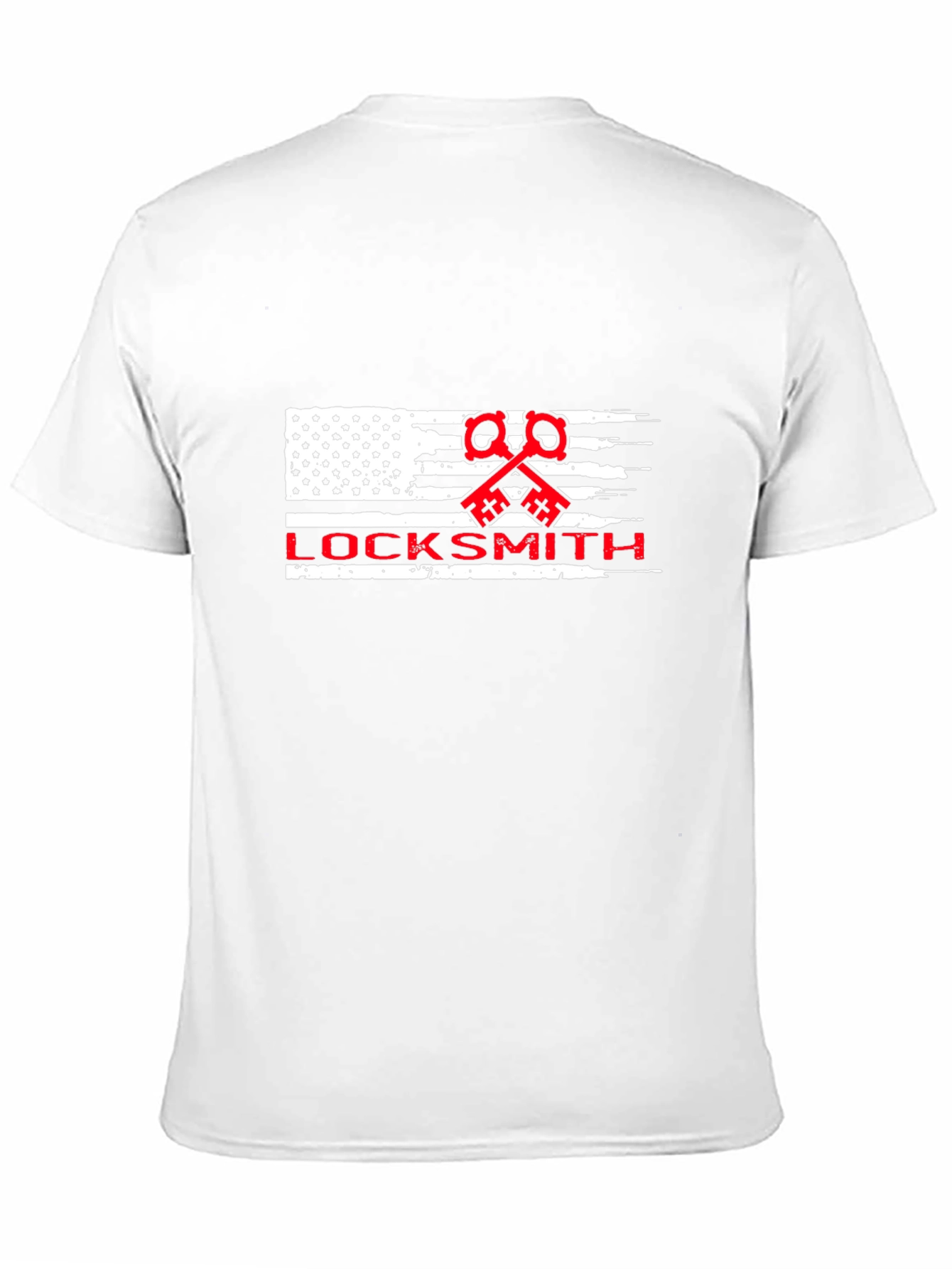 Locksmith American Flag Graphic T-Shirt