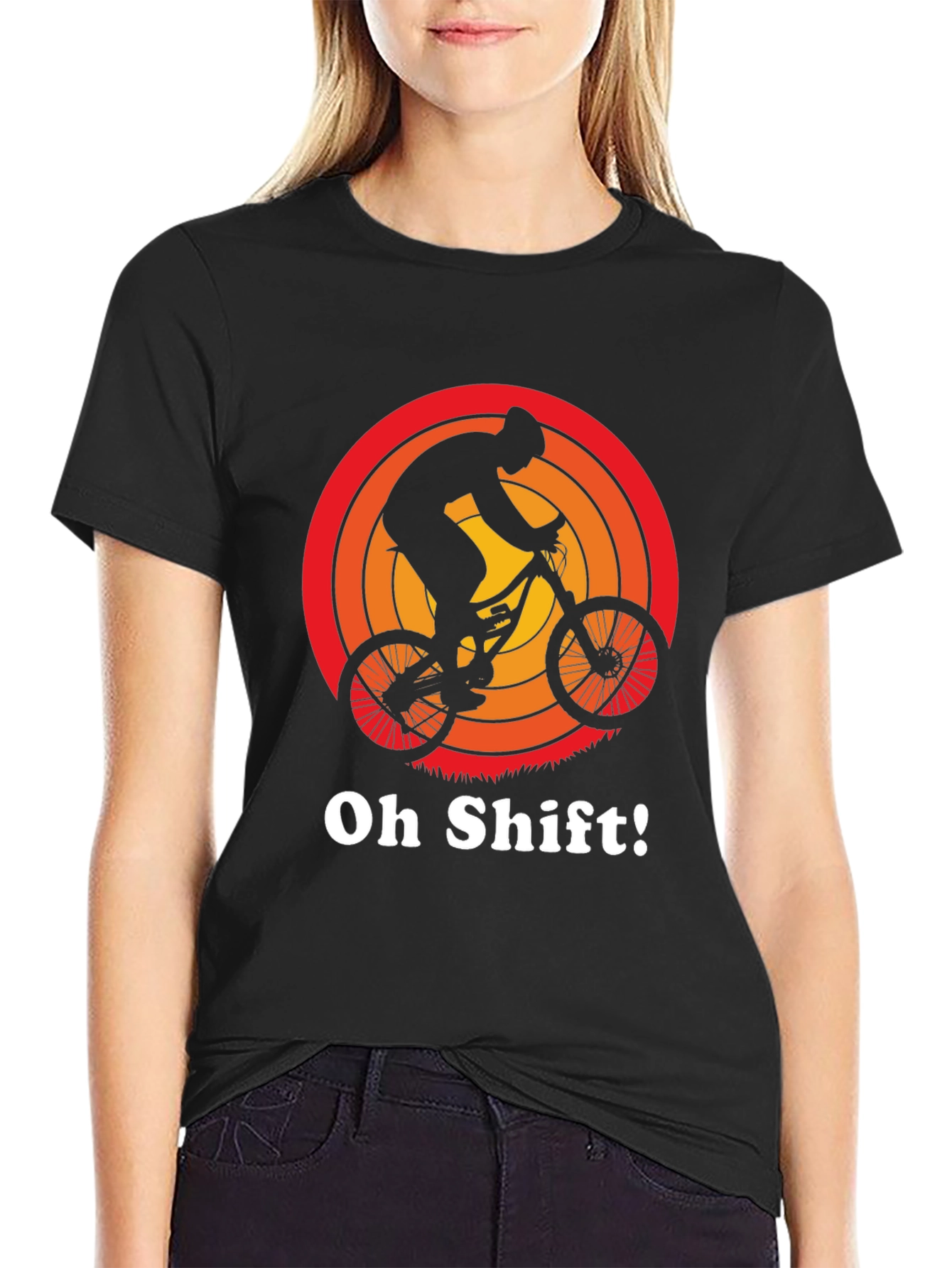 Oh Shift! Mountain Bike T-Shirt