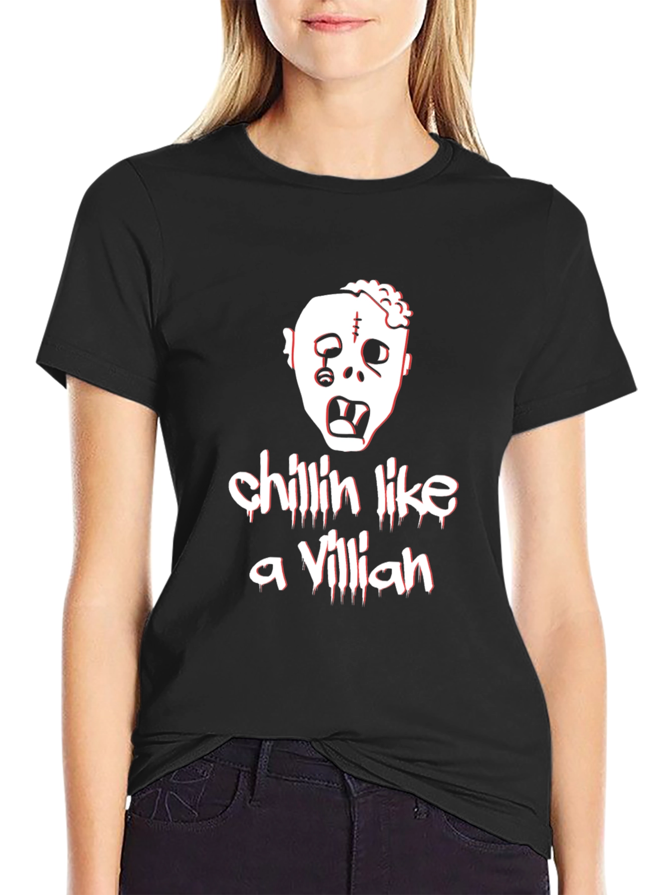 Zombie Chillin Like a Villain T-Shirt