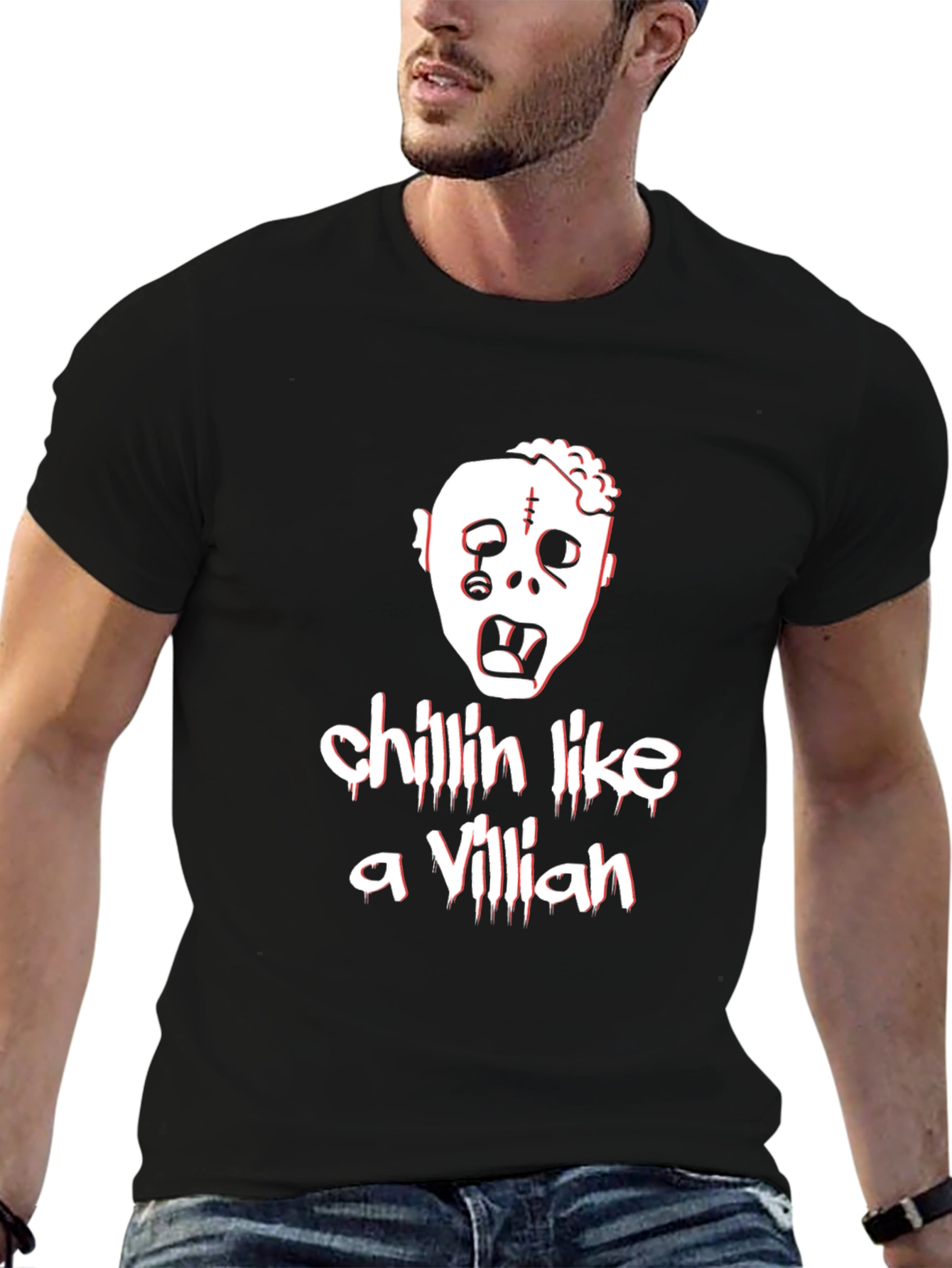 Zombie Chillin Like a Villain T-Shirt