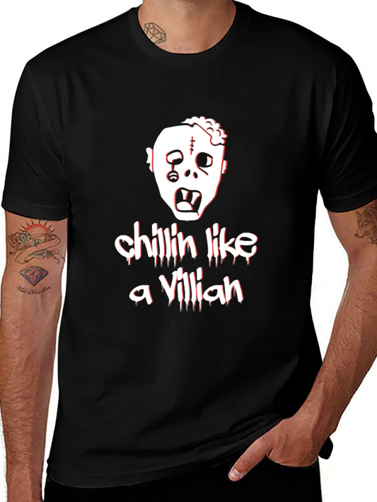 Zombie Chillin Like a Villain T-Shirt