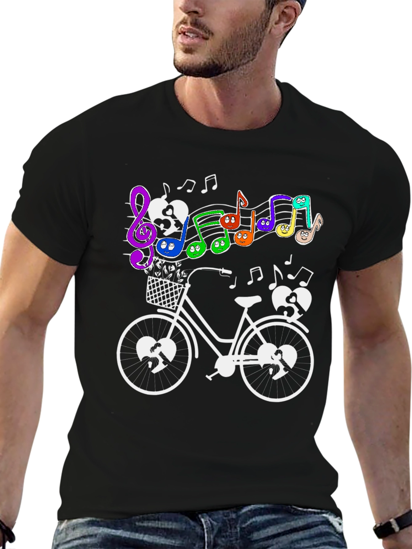Musical Bicycle Graphic Tee
