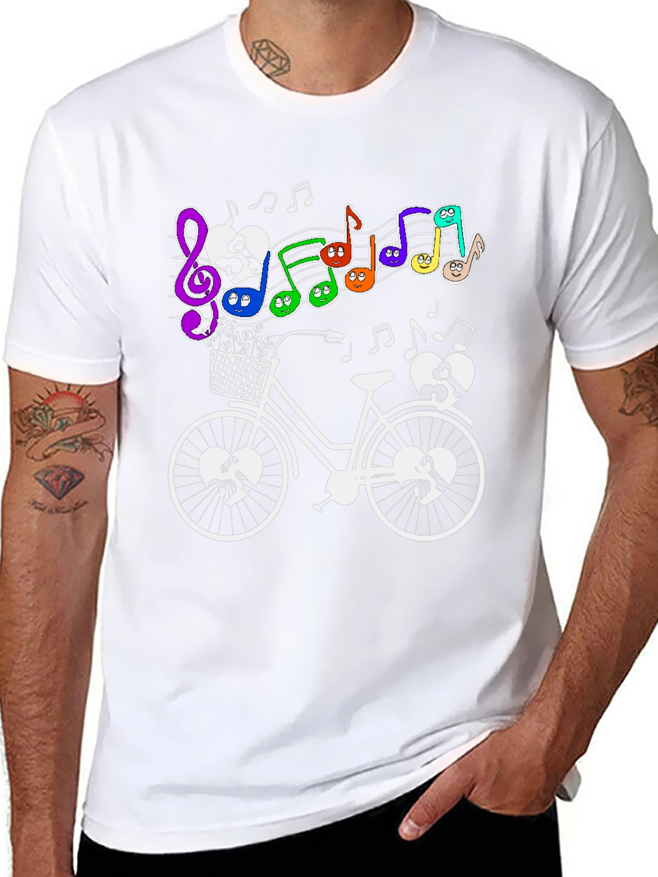 Musical Bicycle Graphic Tee