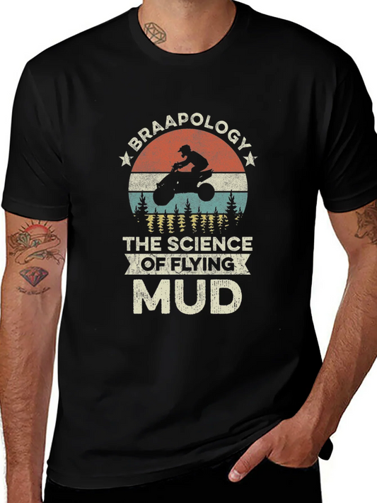 Braaapology Flying Mud T-Shirt - Dirt Bike Rider