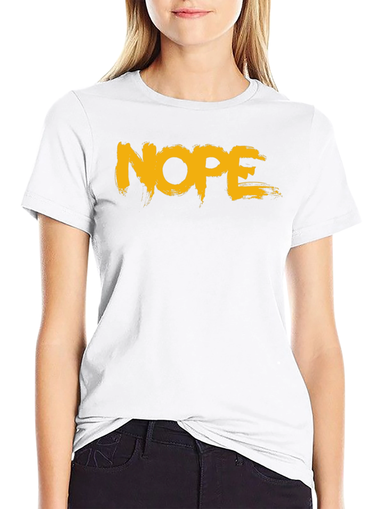 Nope Graphic Tee - Funny Sarcastic Humor T-Shirt