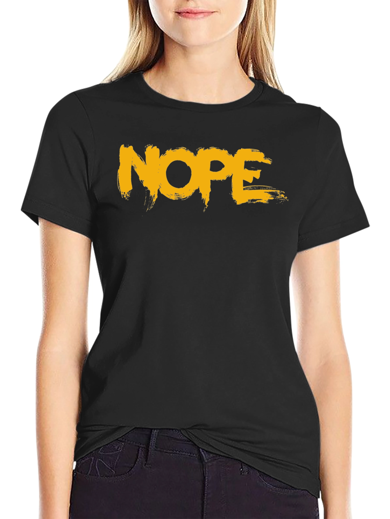 Nope Graphic Tee - Funny Sarcastic Humor T-Shirt