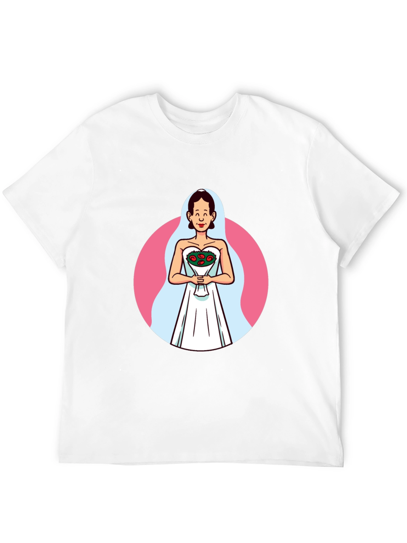 Cartoon Bride T-Shirt - Quirky Graphic Tee