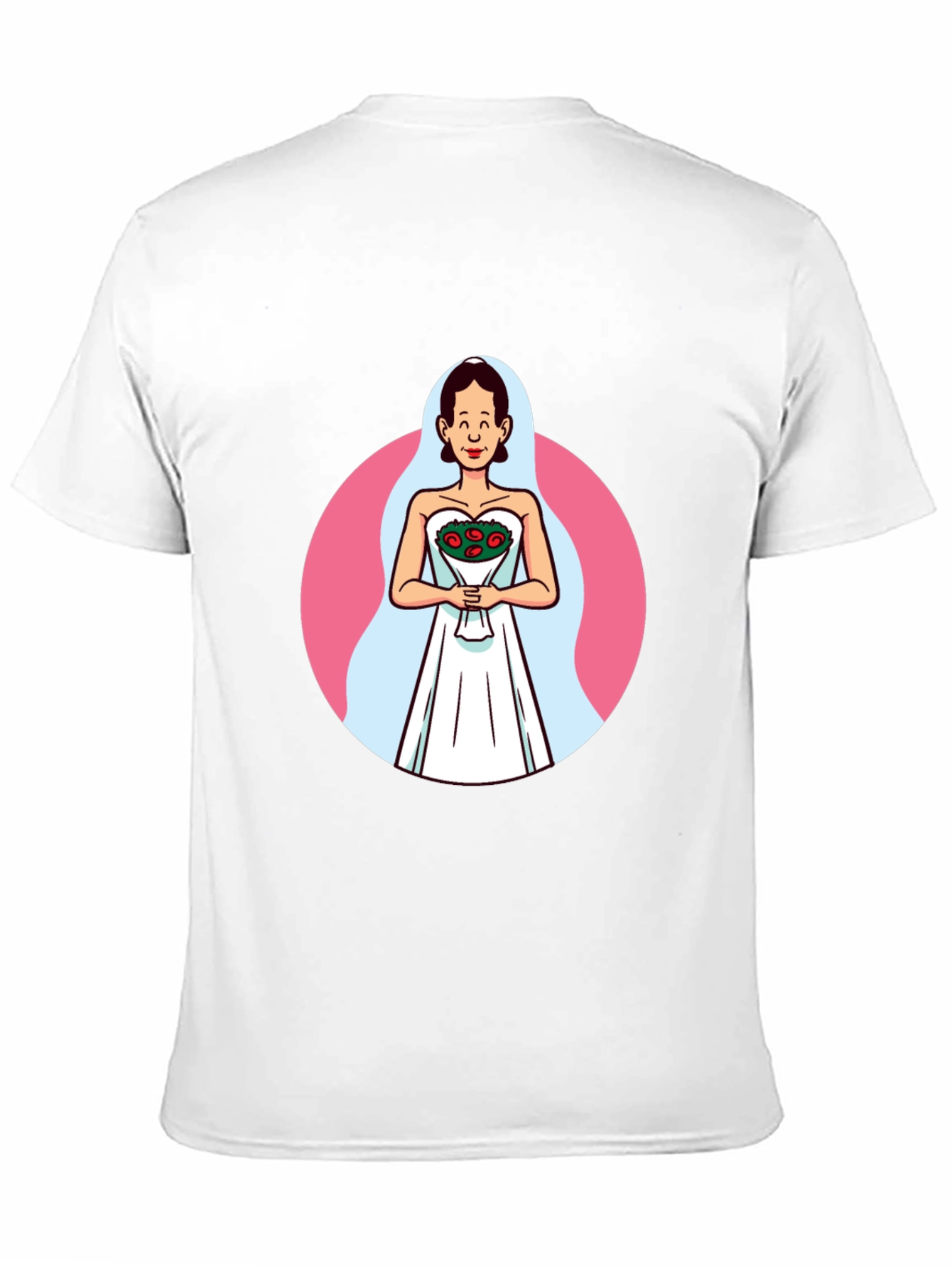 Cartoon Bride T-Shirt - Quirky Graphic Tee