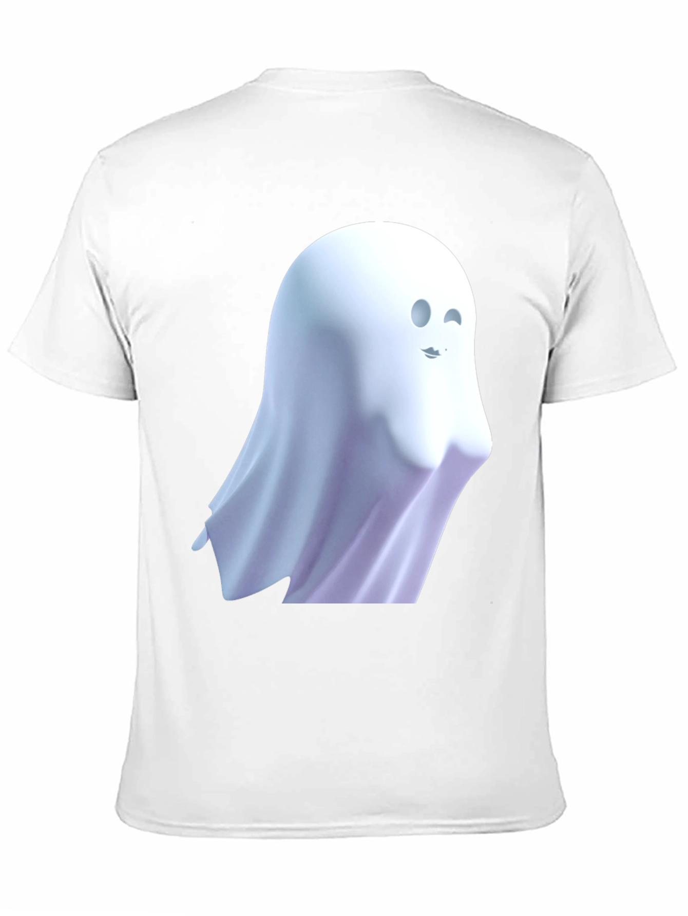 Spooky Ghost Graphic Tee - Halloween Style