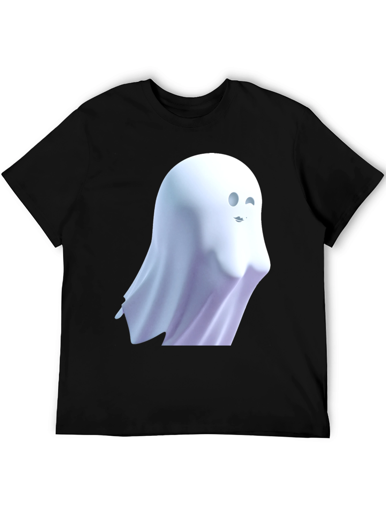Spooky Ghost Graphic Tee - Halloween Style