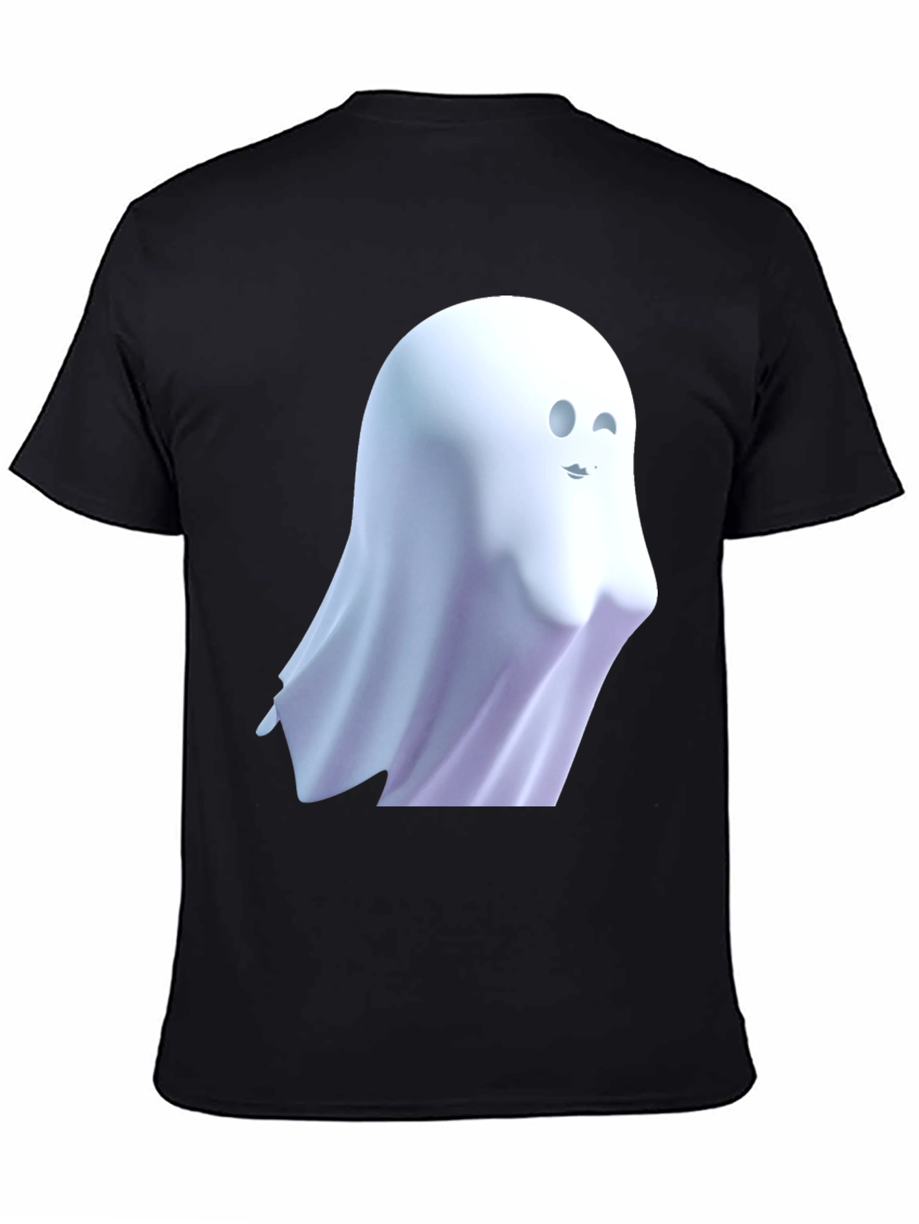 Spooky Ghost Graphic Tee - Halloween Style