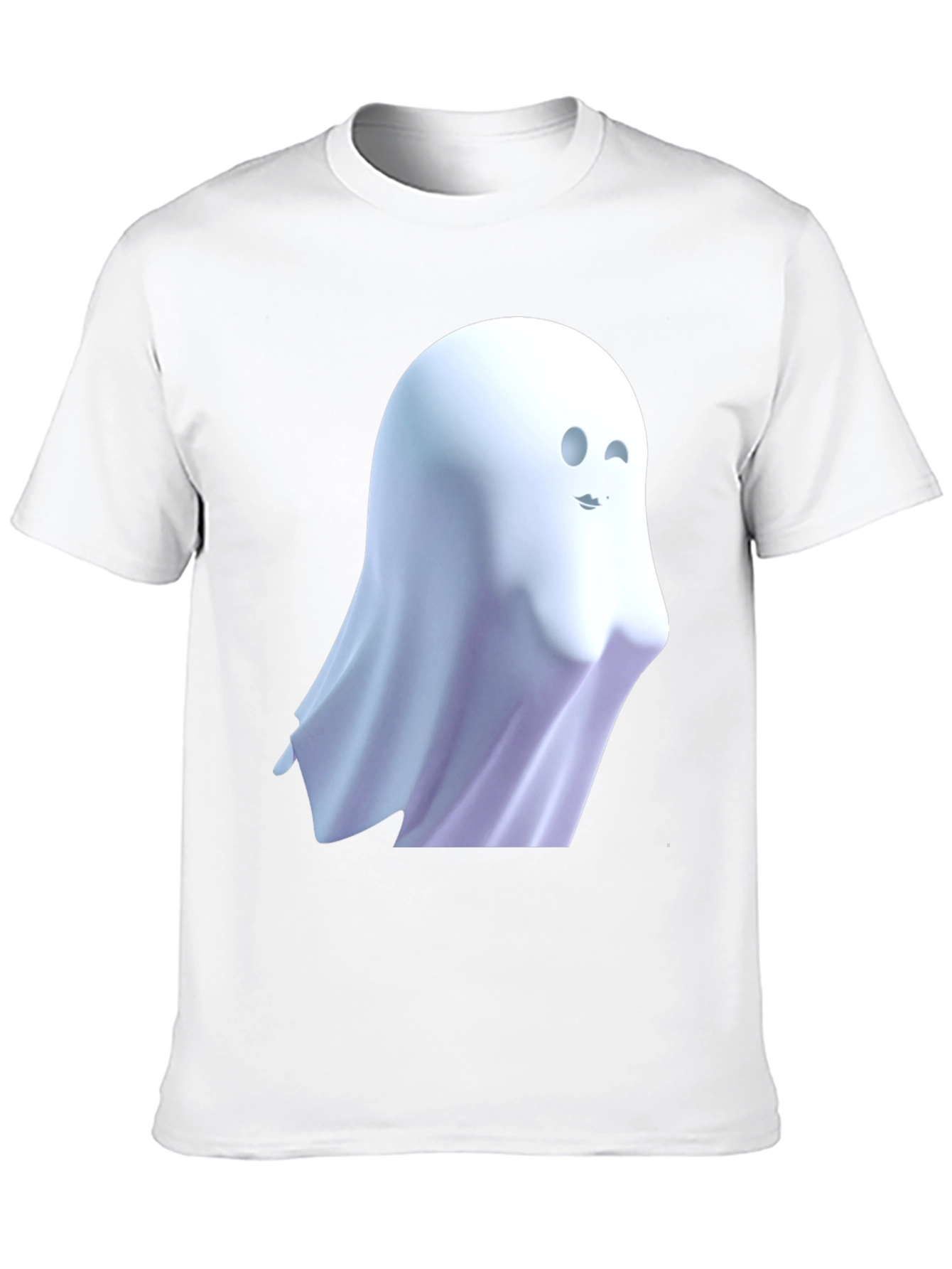 Spooky Ghost Graphic Tee - Halloween Style