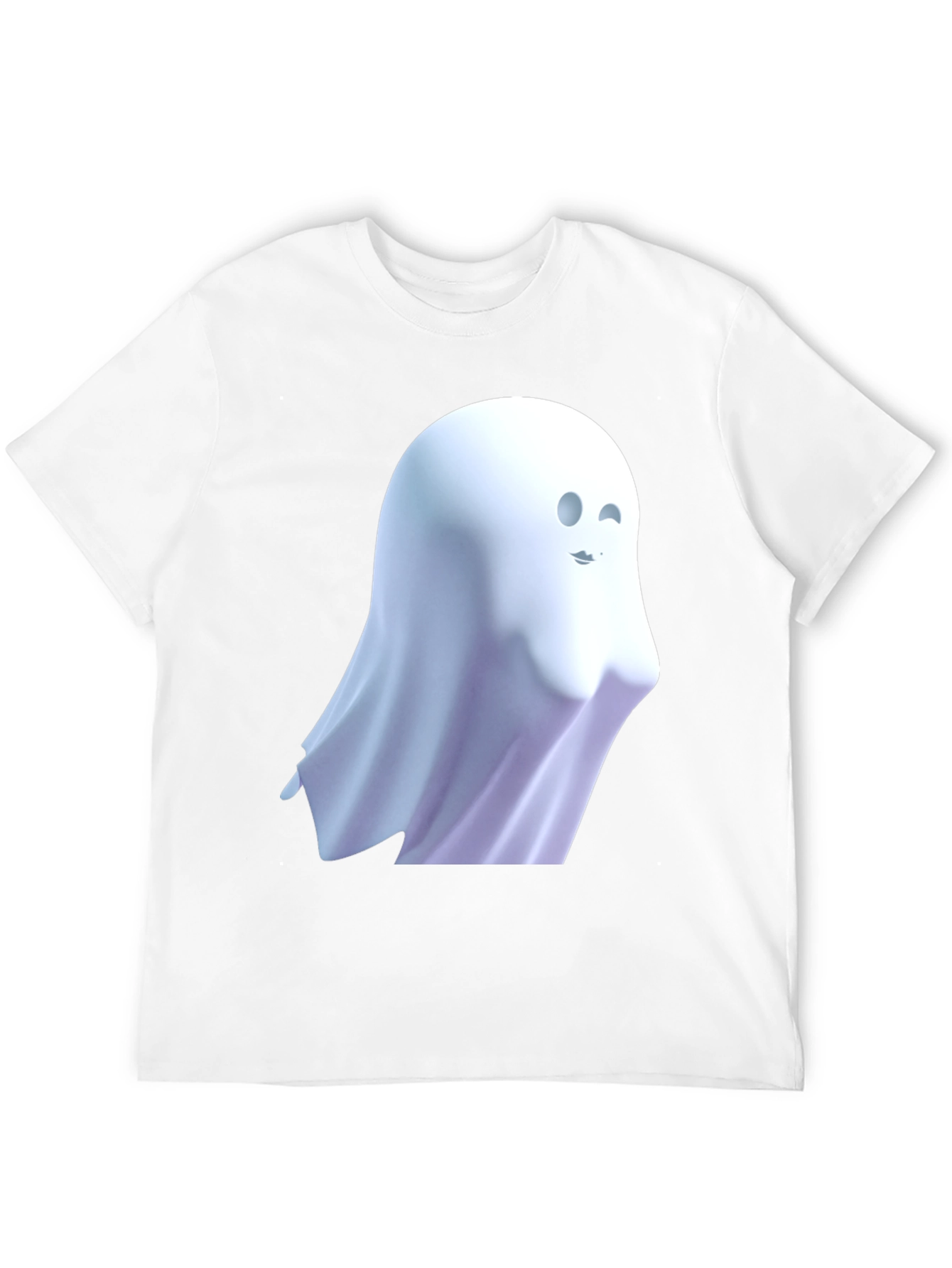 Spooky Ghost Graphic Tee - Halloween Style