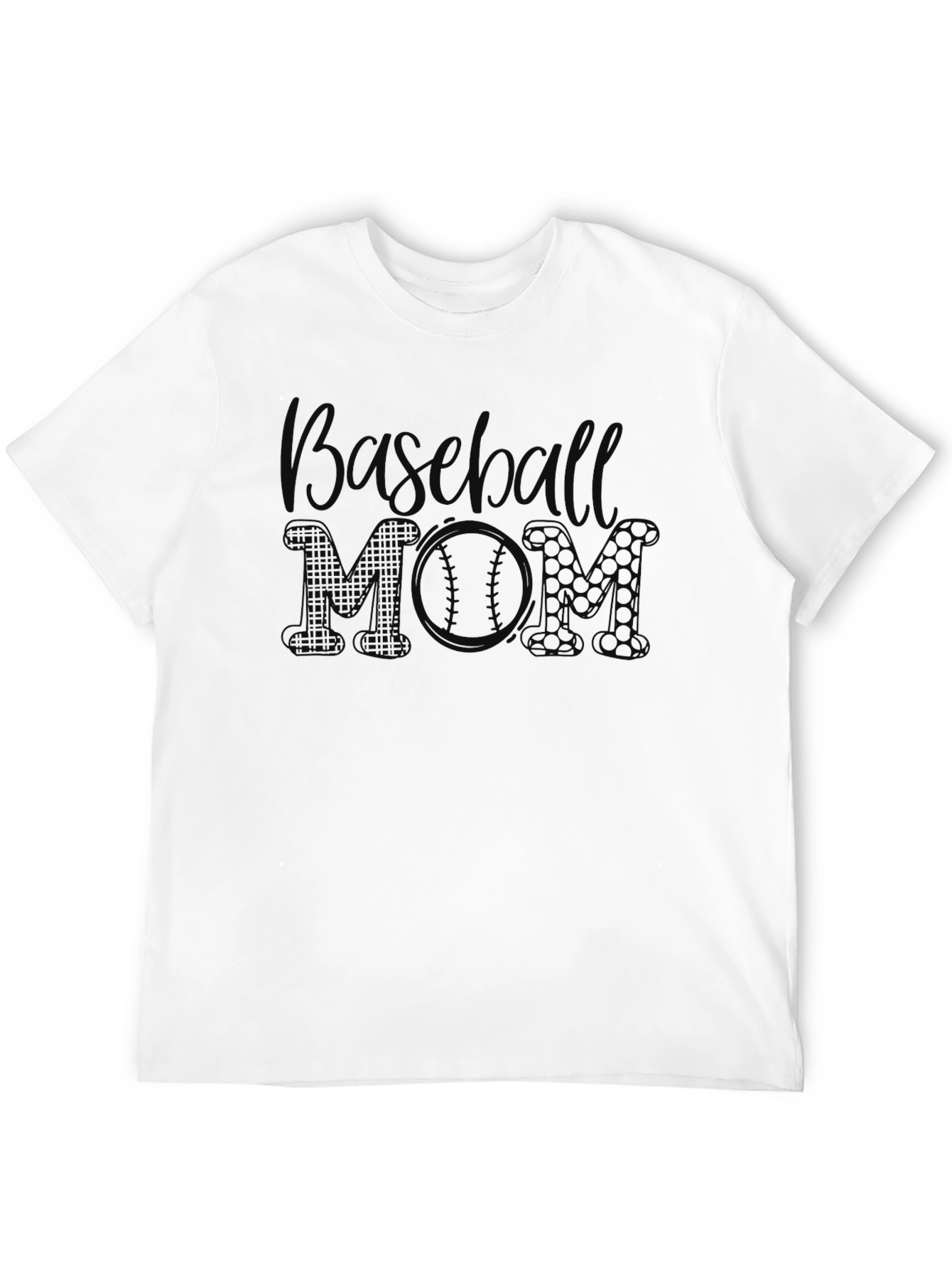 Baseball MOM Graphic T-Shirt
