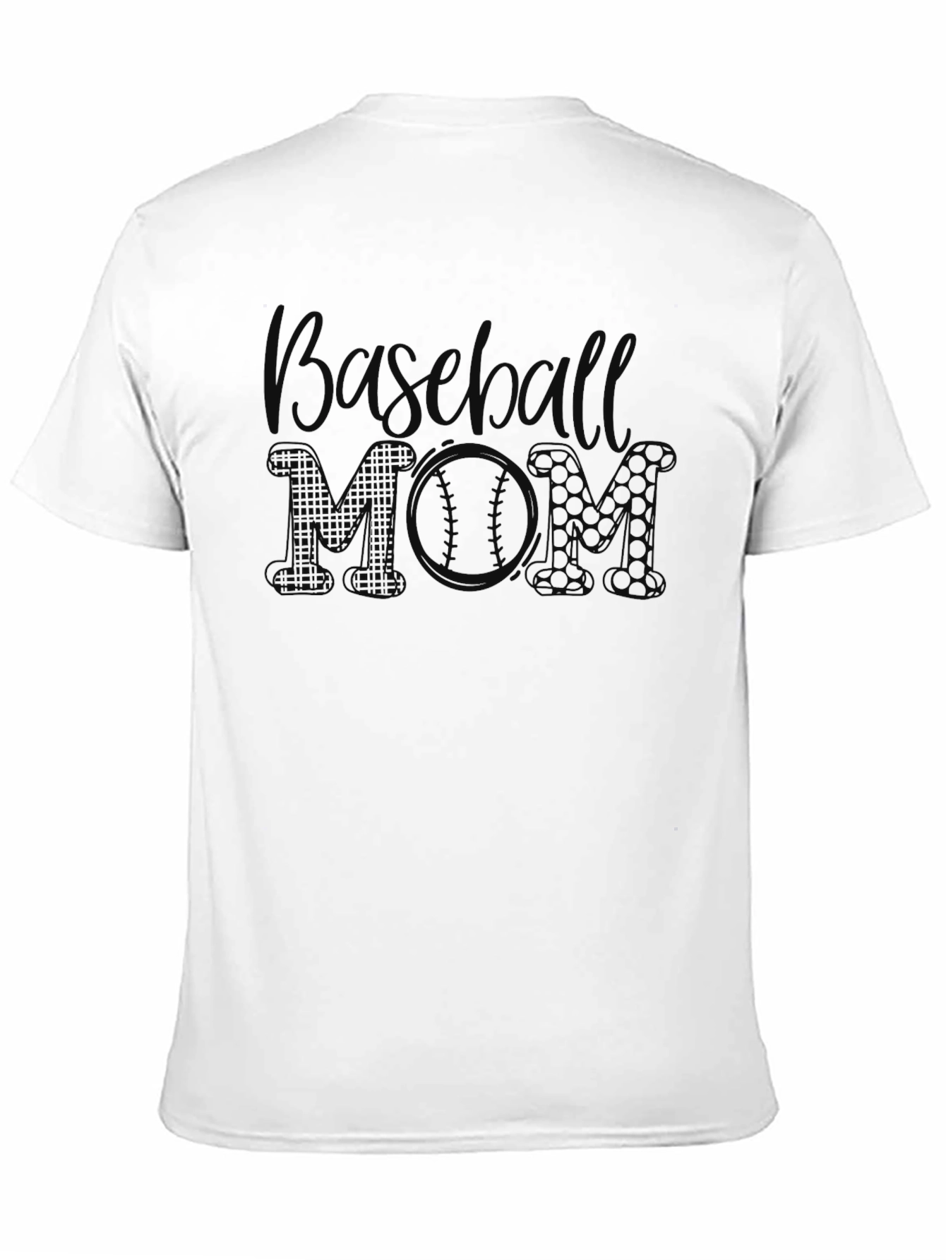 Baseball MOM Graphic T-Shirt