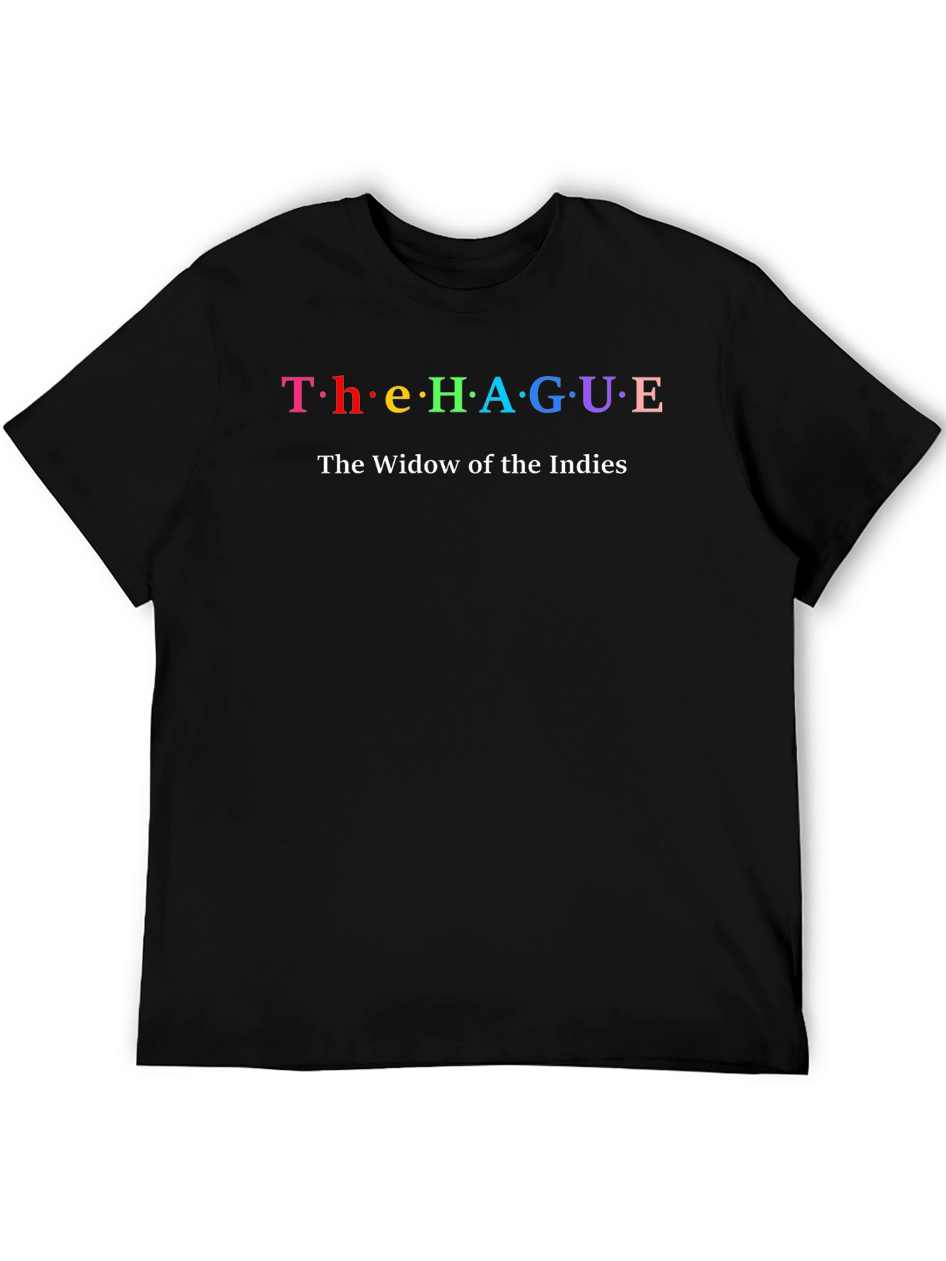 The Hague Rainbow Text T-Shirt