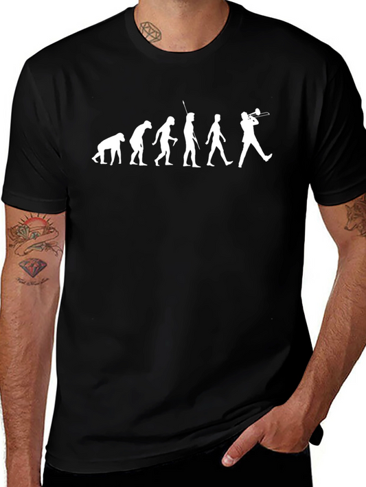 Evolution of Trombone Player T-Shirt