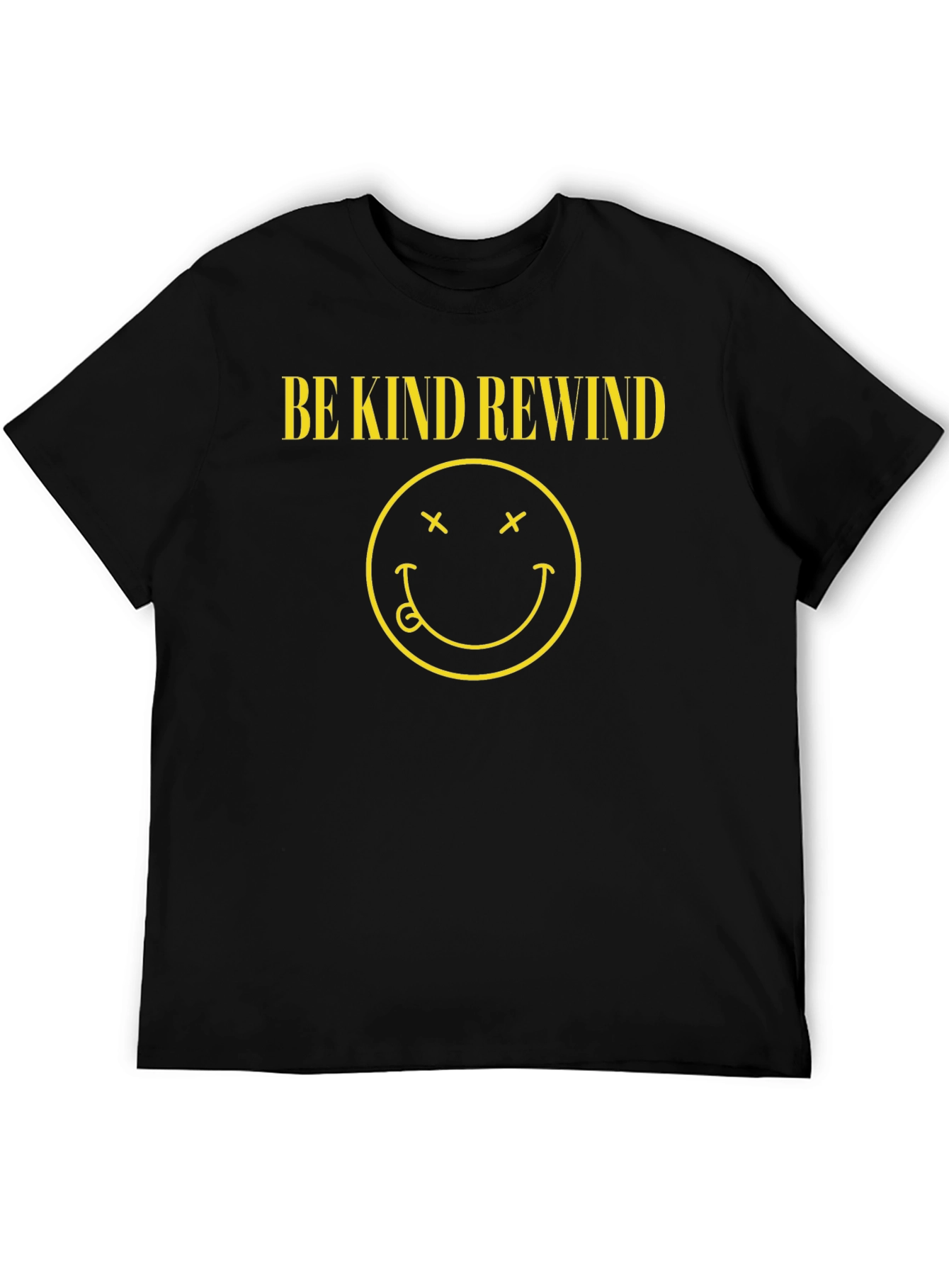Be Kind Rewind Smiley Face Graphic Tee