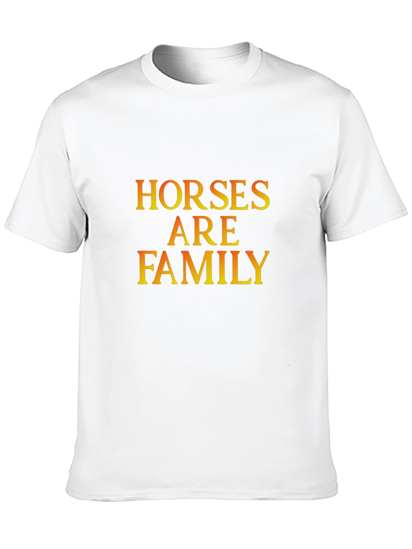 Horses Are Family Black Graphic Tee